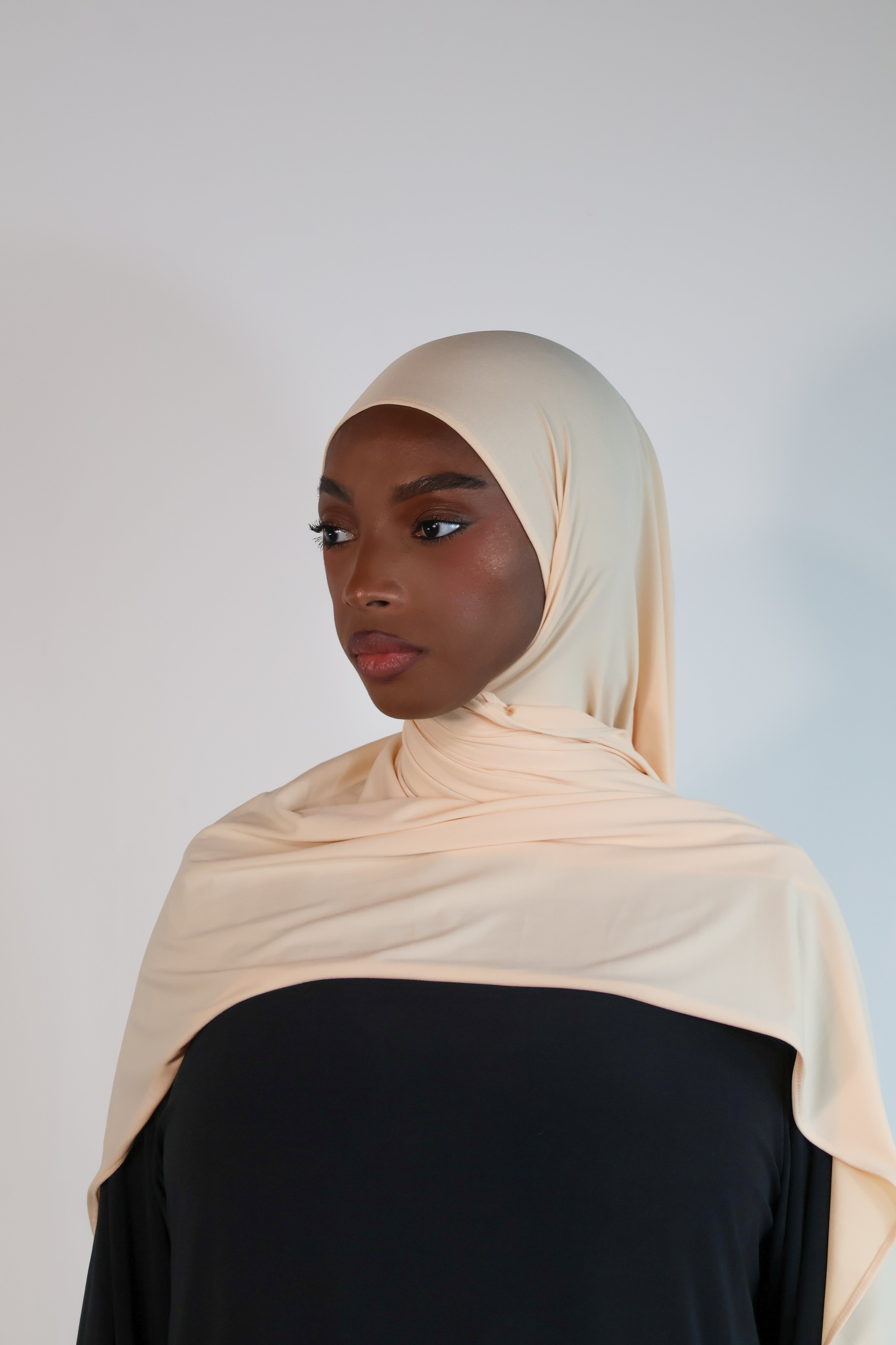 Hijab en jersey premium - Honey