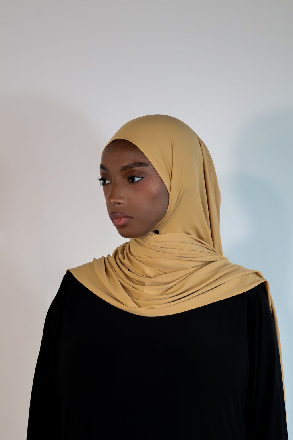 Hijab en jersey premium - Camel