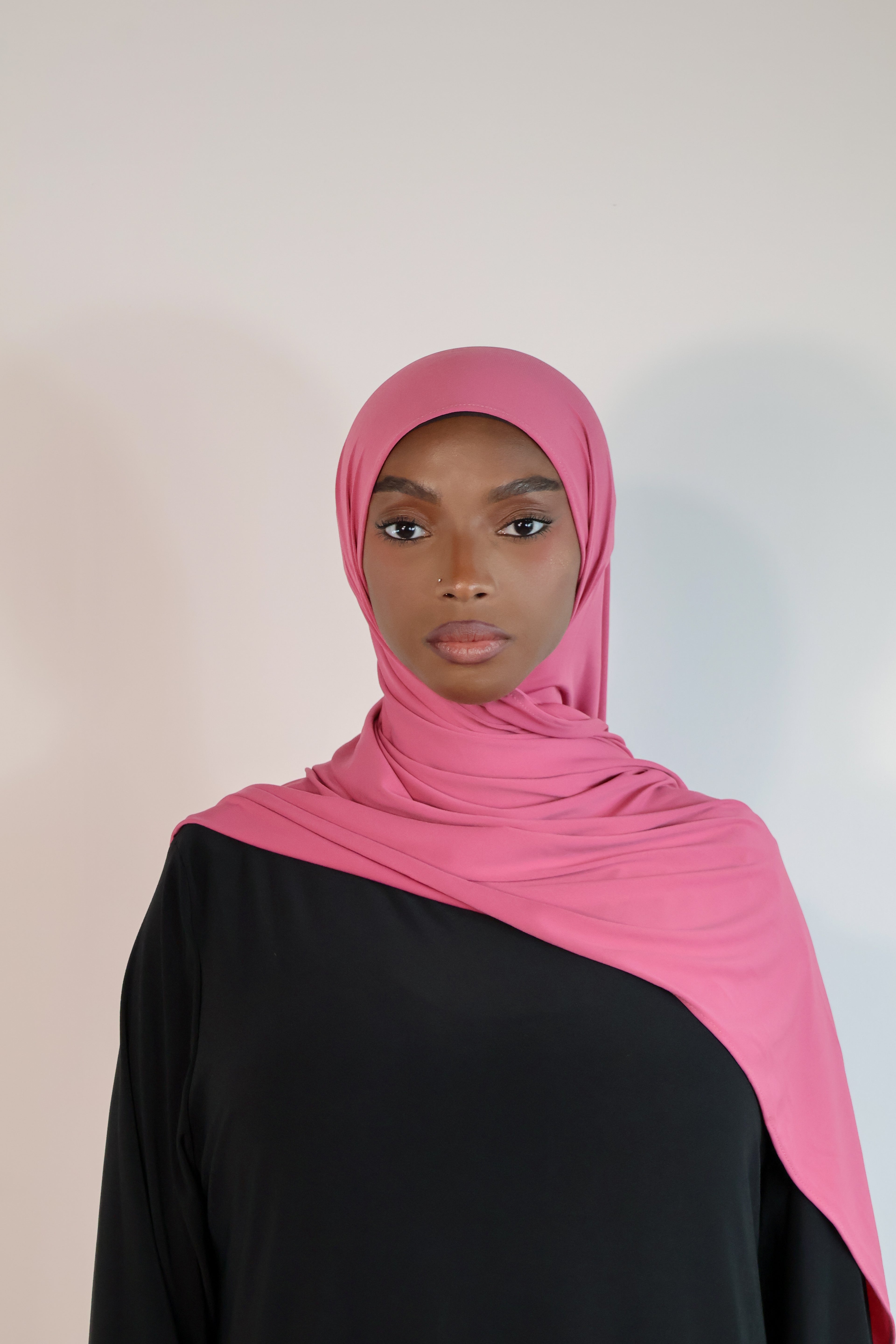 Hijab en jersey premium - Magenta