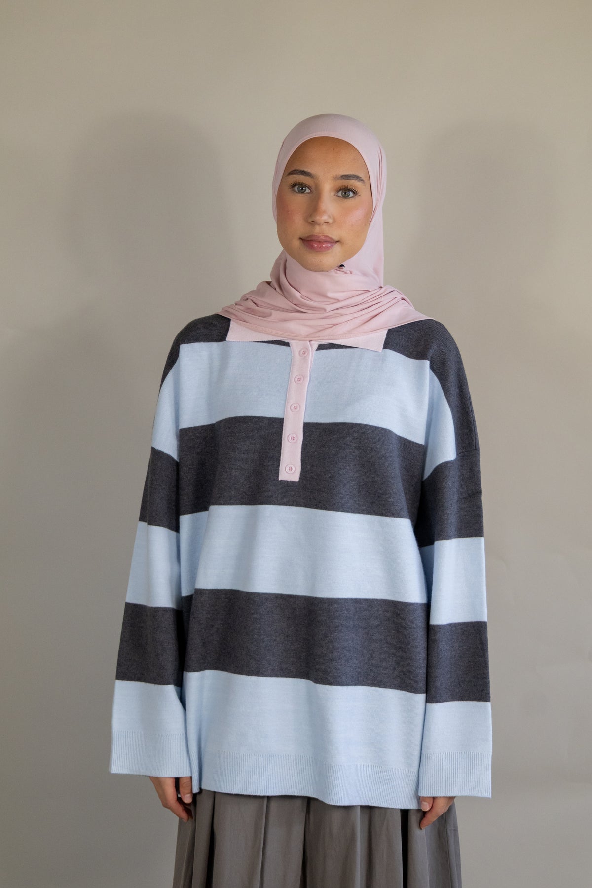 Pull marinière - Bleu