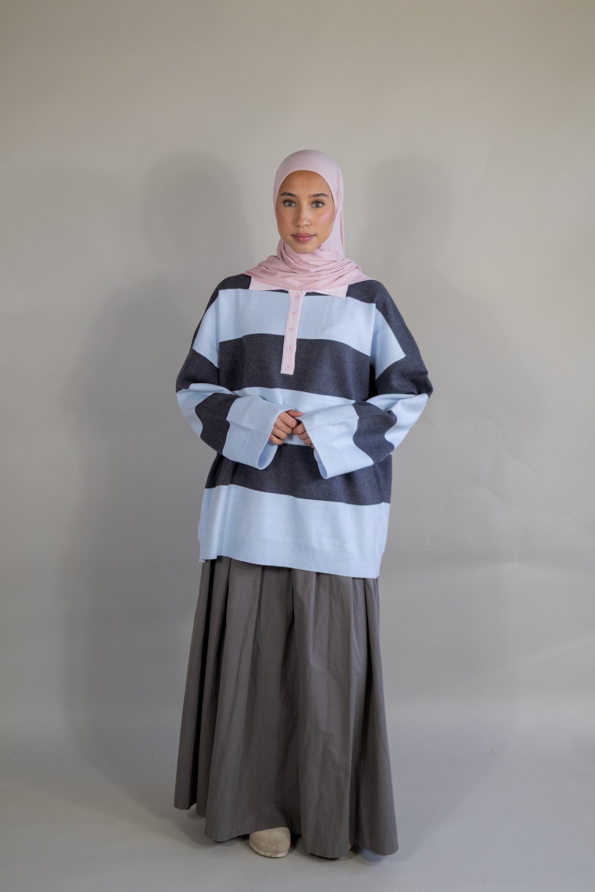 Pull marinière - Bleu