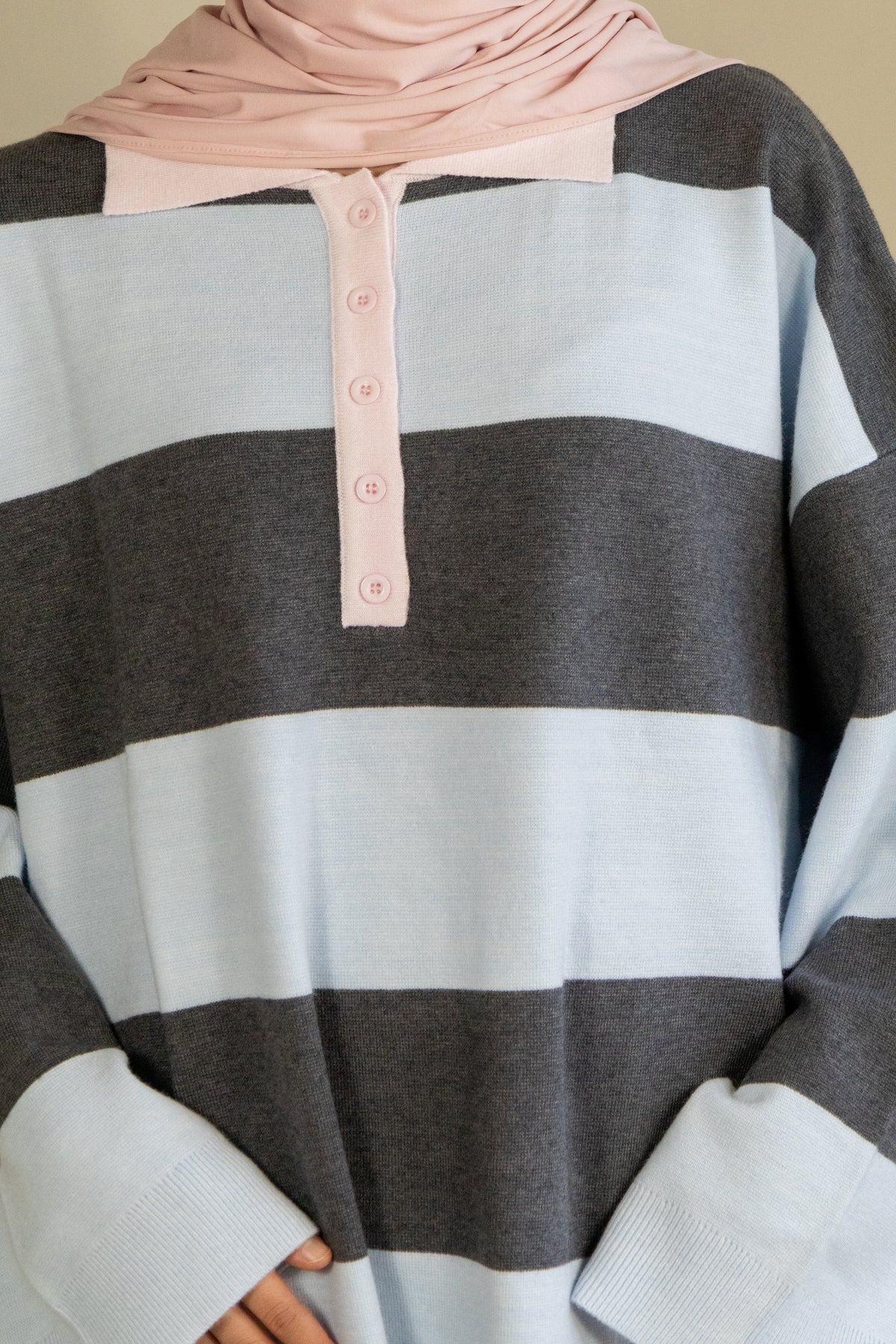 Pull marinière - Bleu