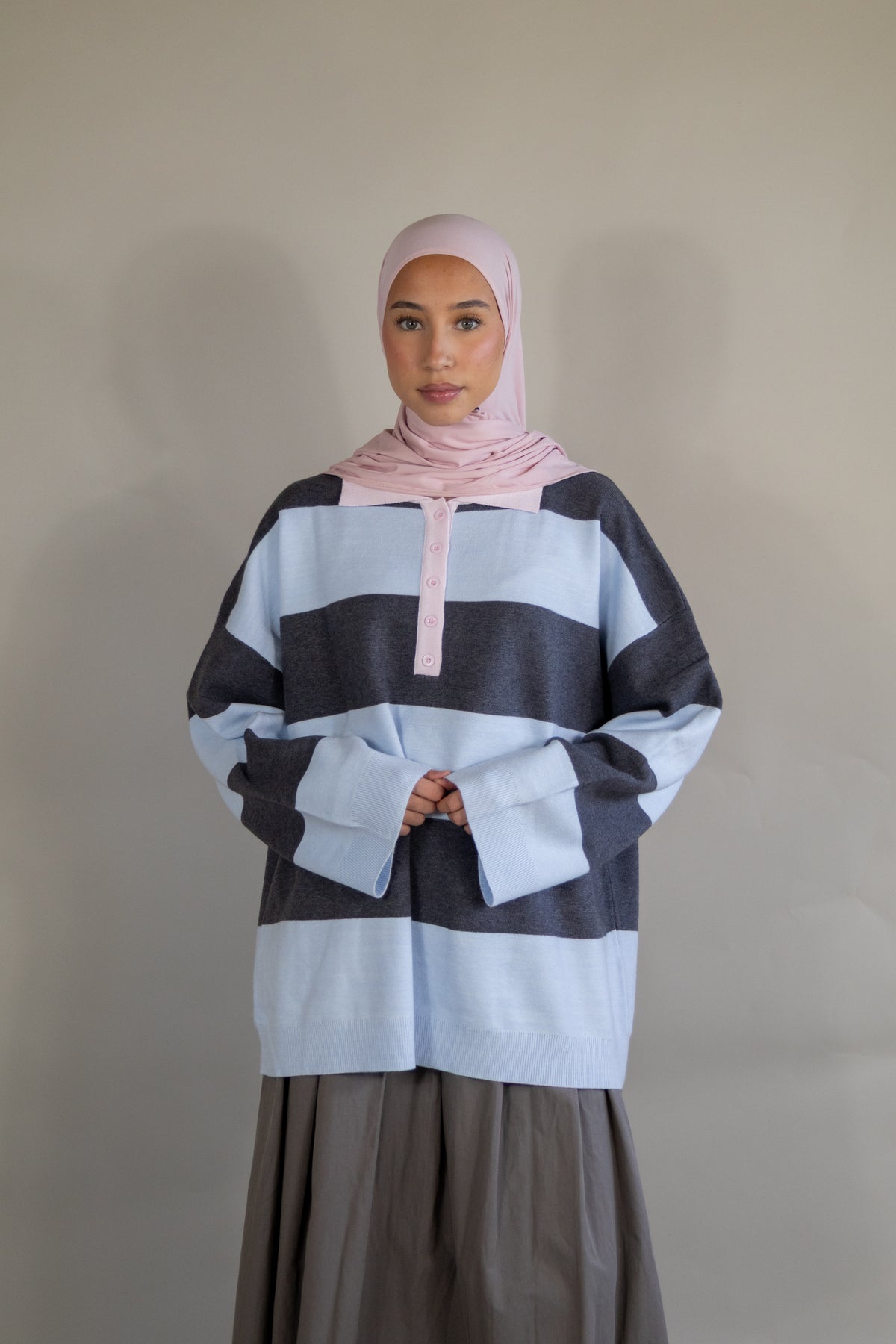 Pull marinière - Bleu