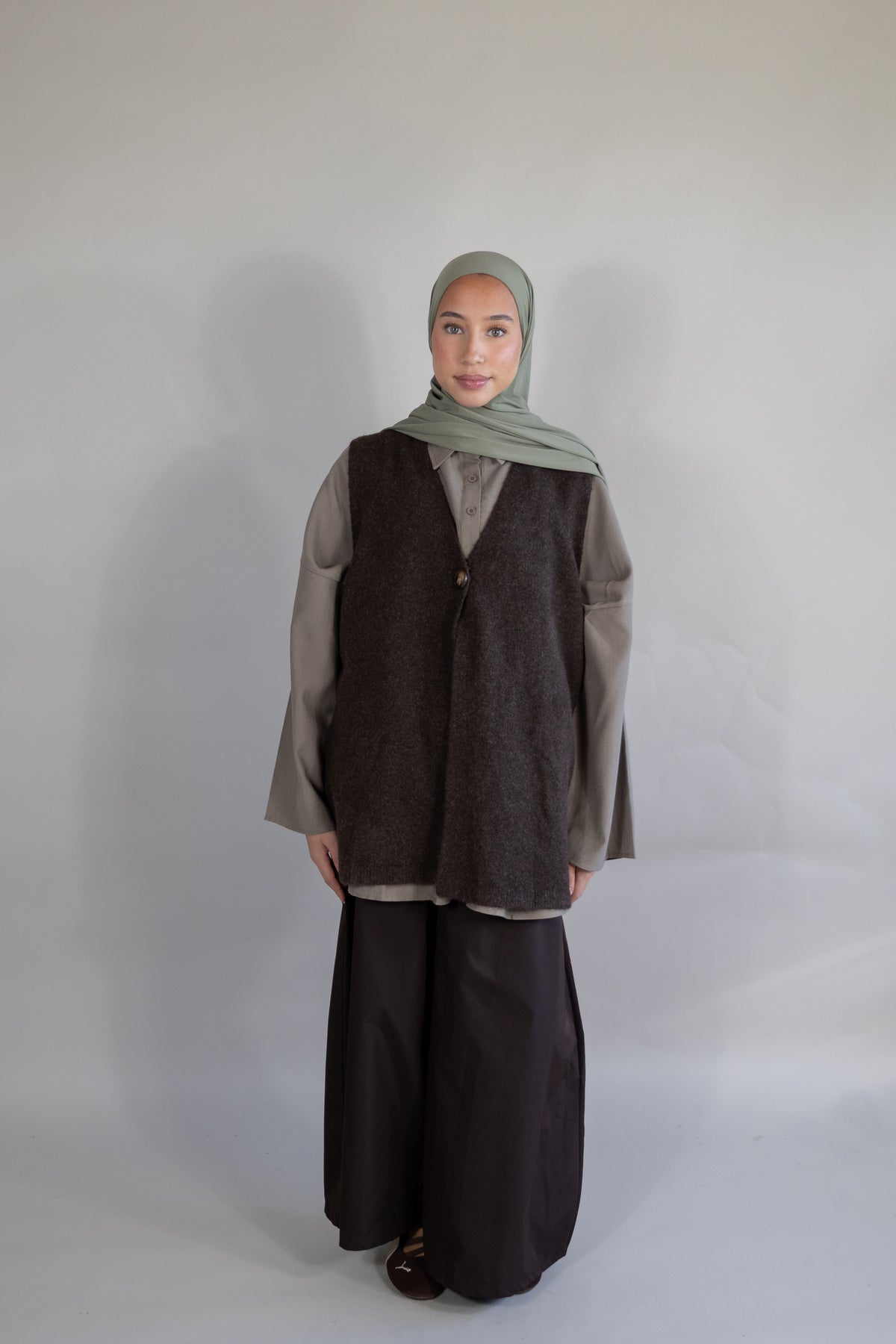 Gilet sans manches - Marron
