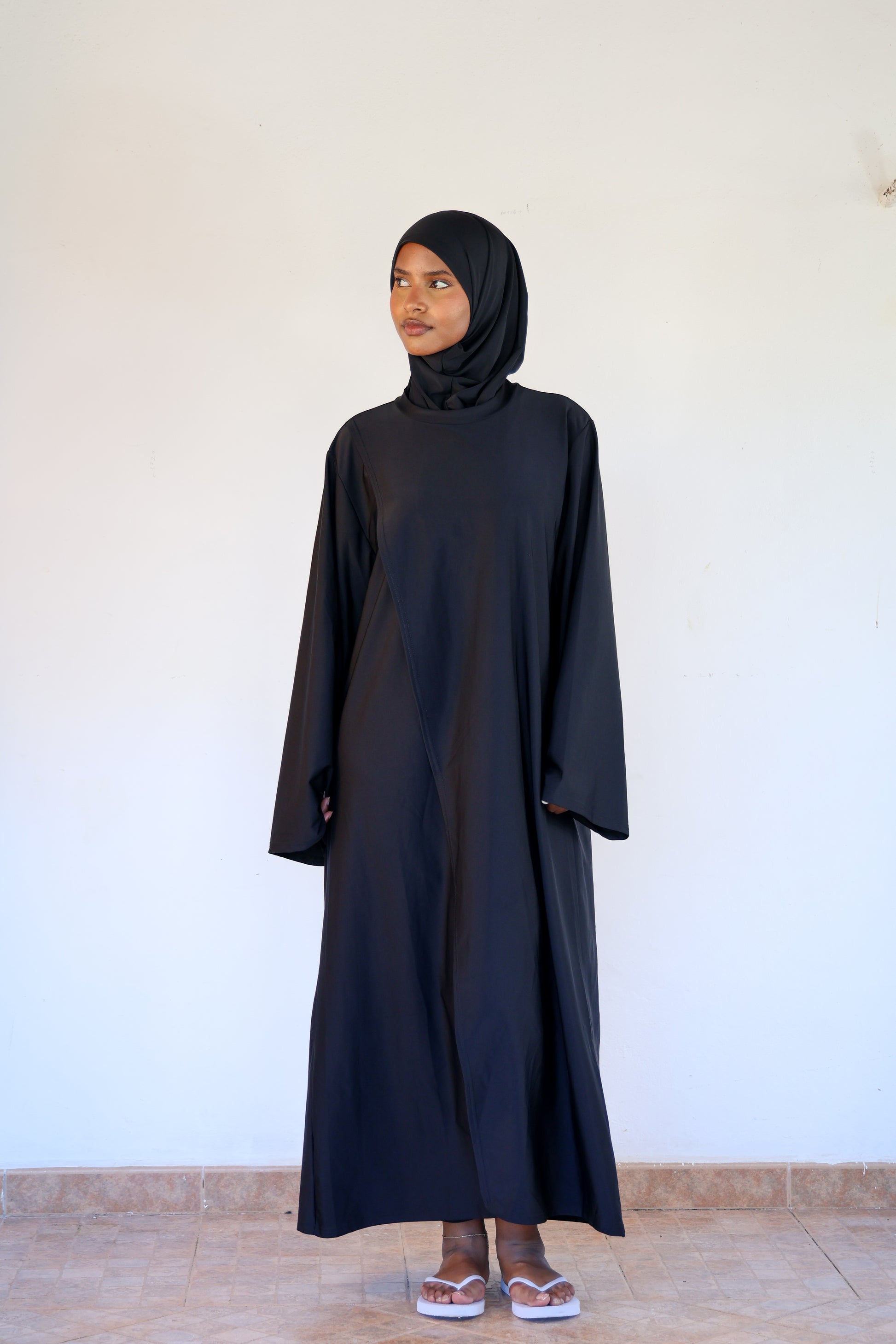 Burkini croisé - Noir