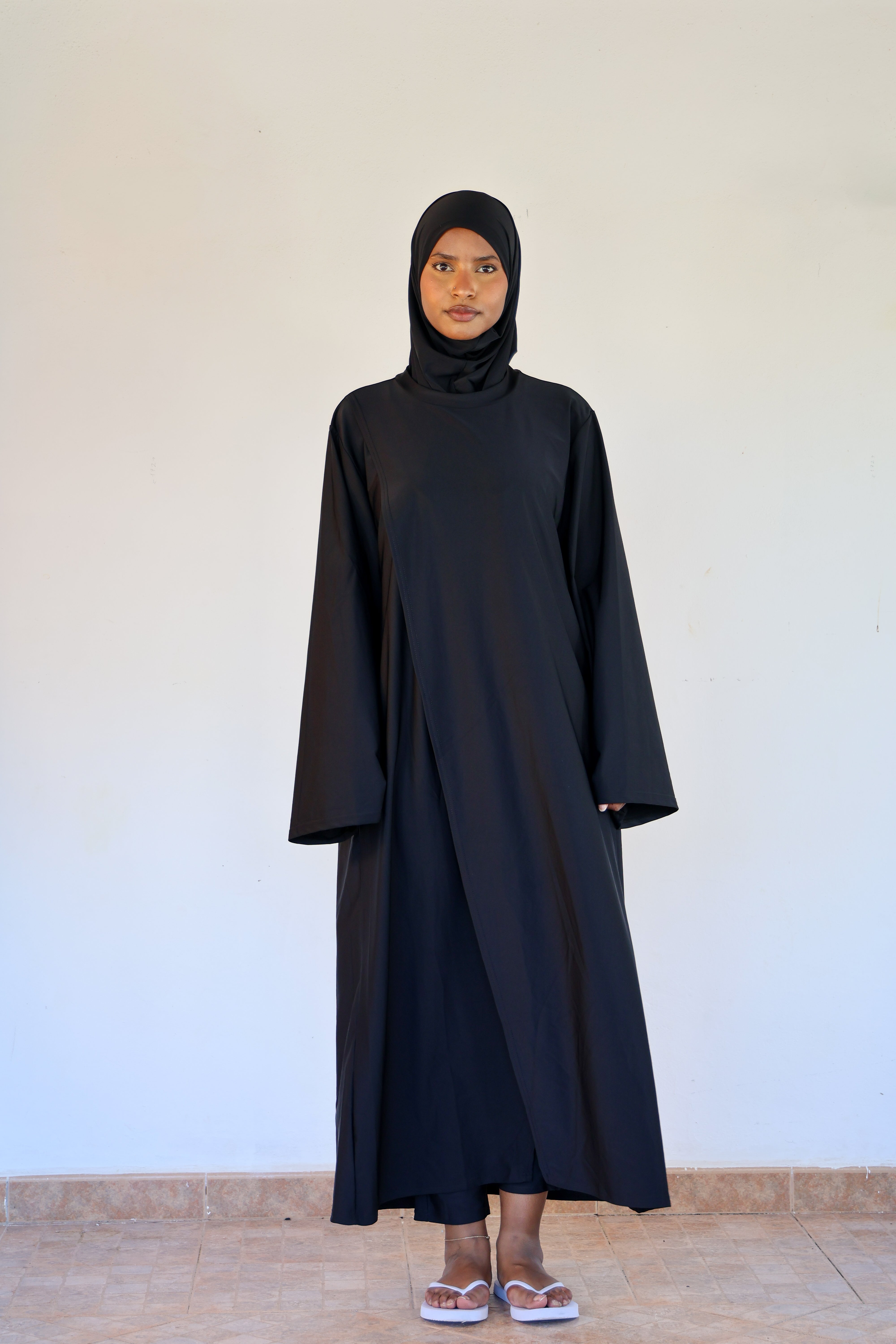 Burkini croisé - Noir