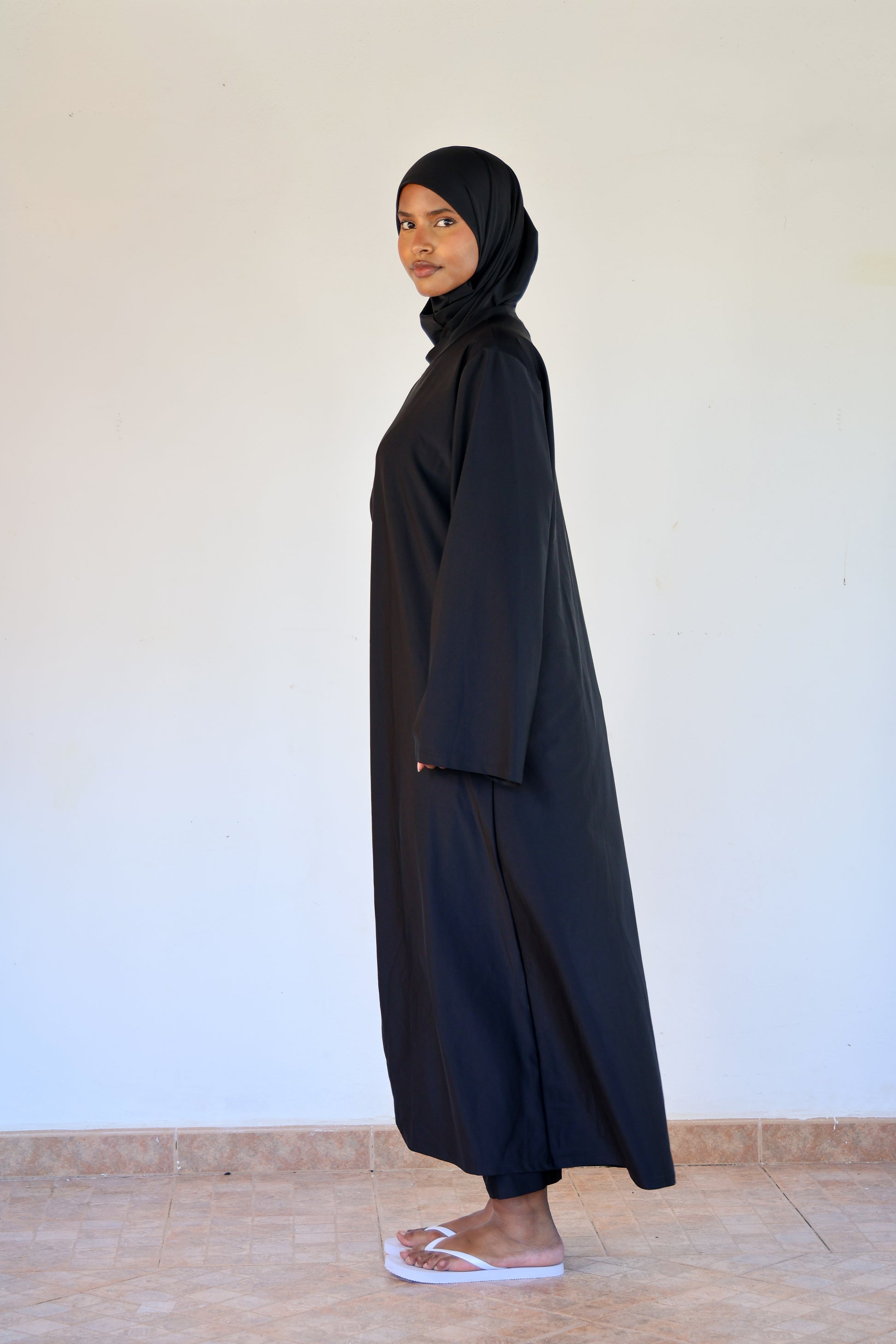 Burkini croisé - Noir