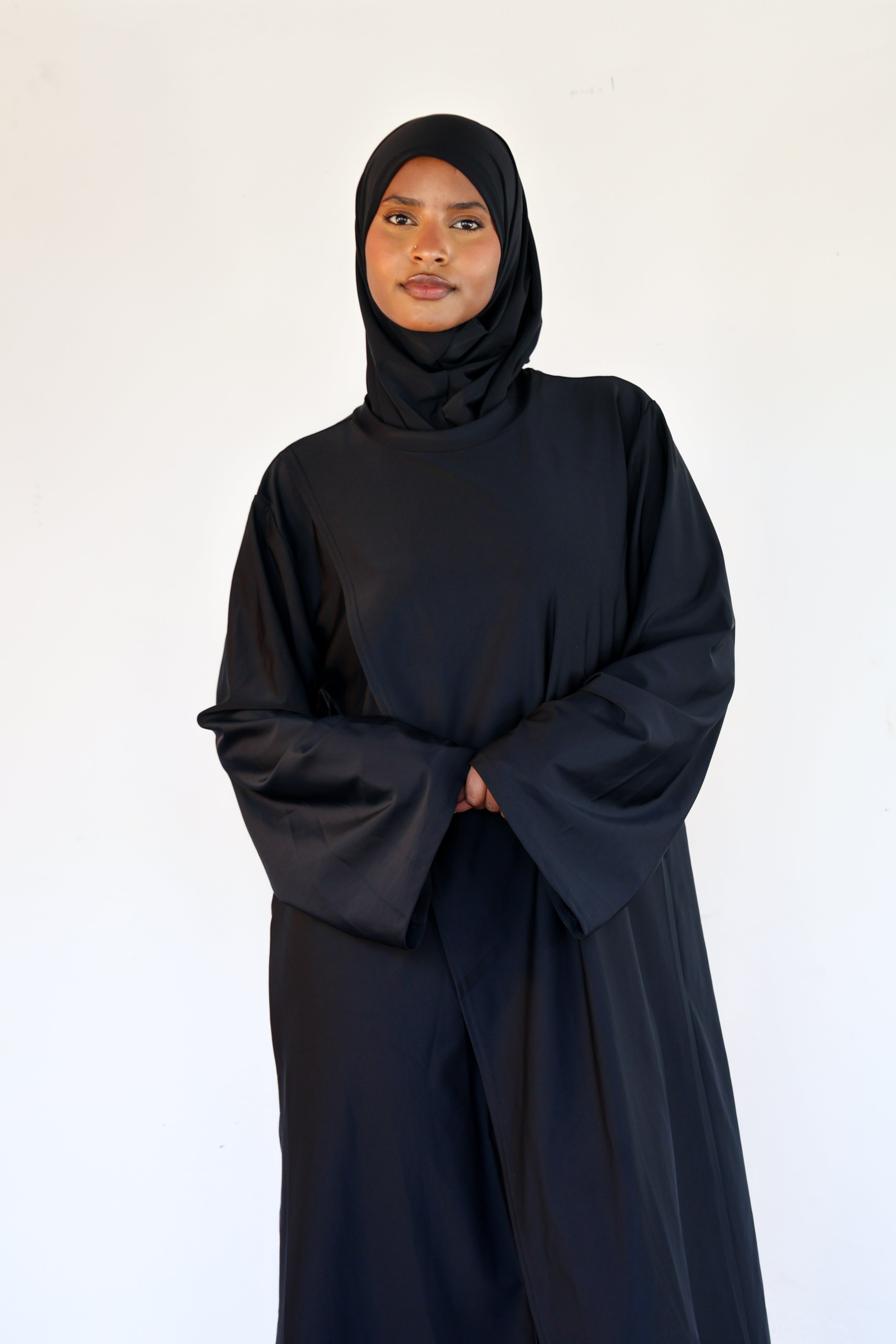 Burkini croisé - Noir