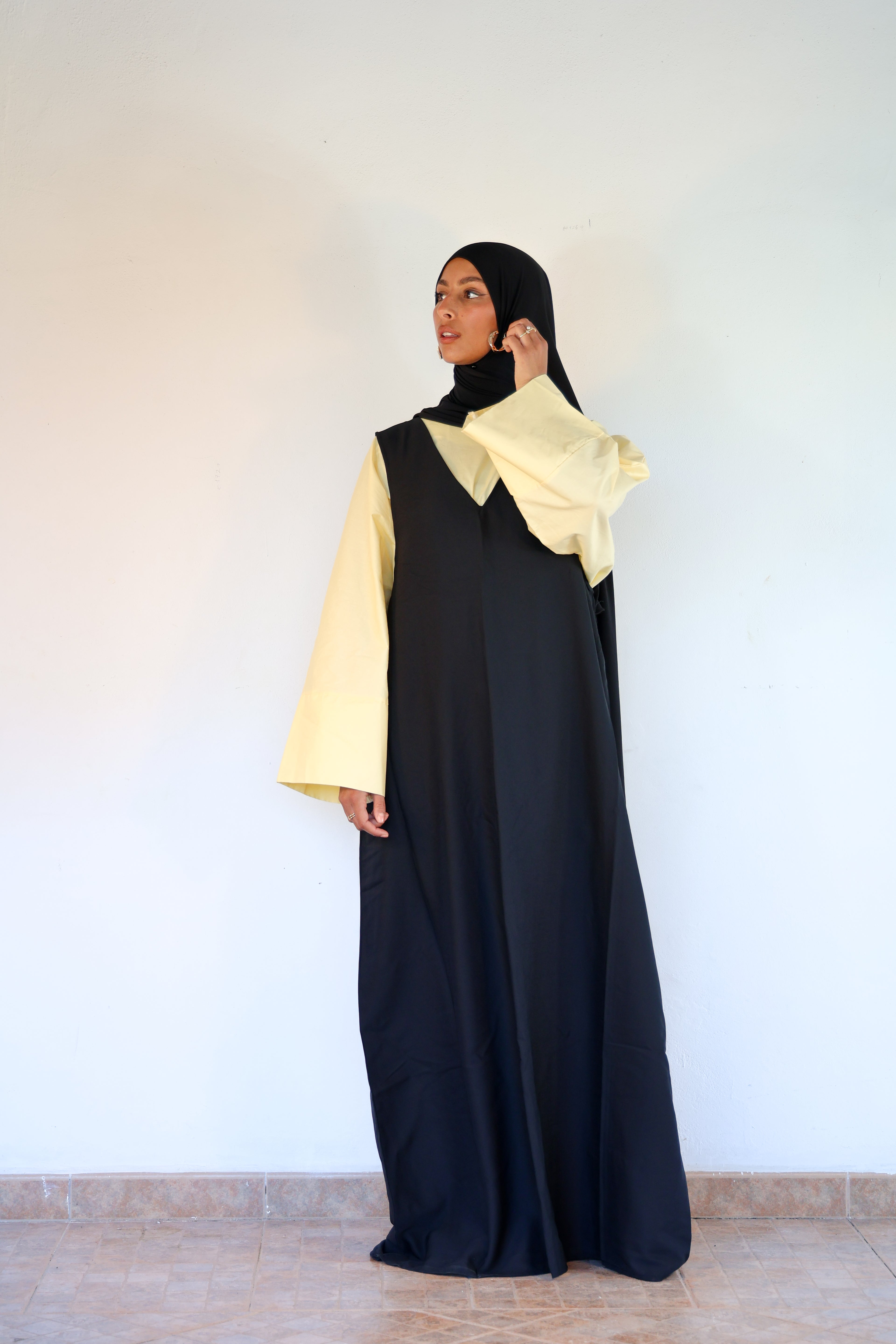 Sleeveless dress - Black