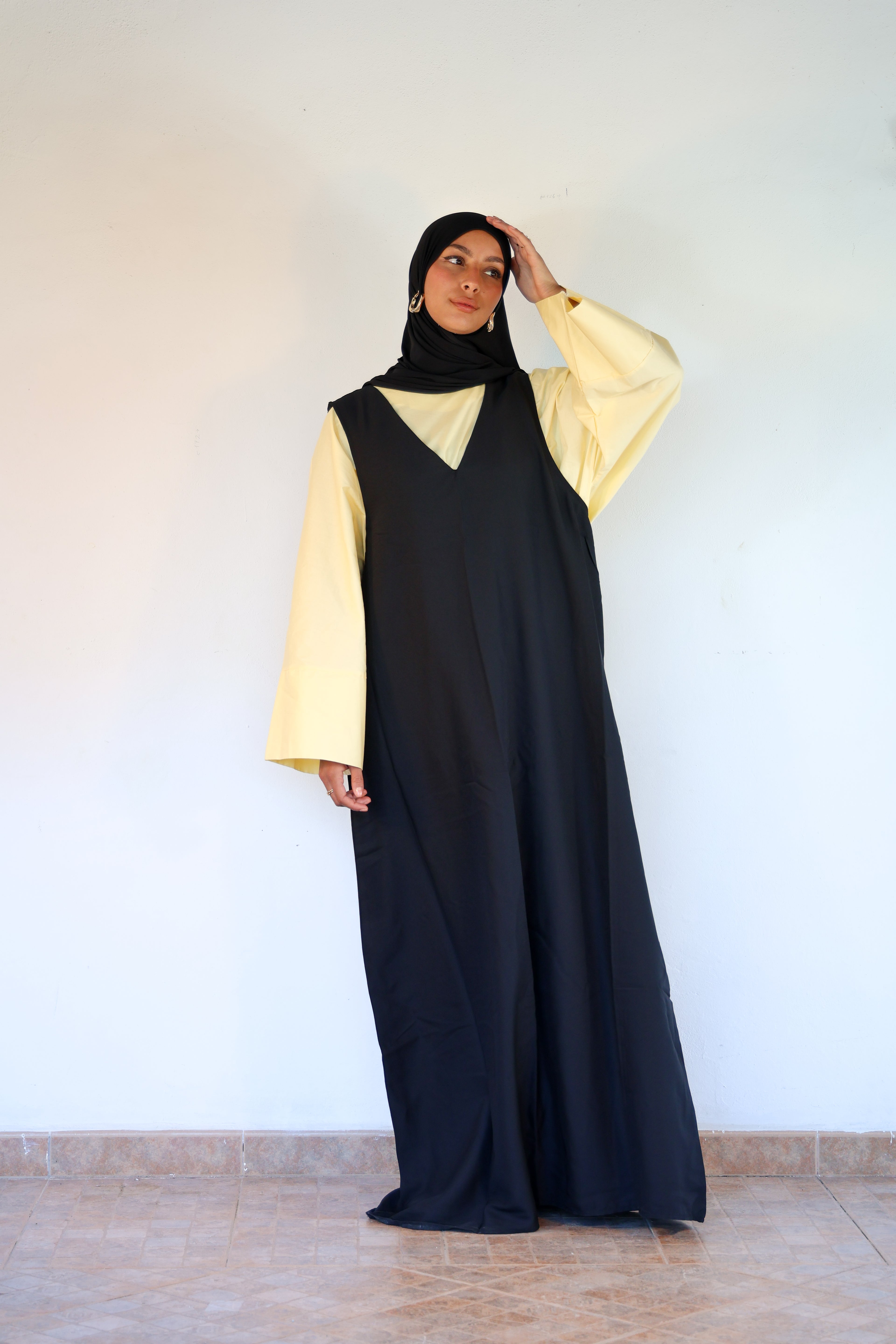 Sleeveless dress - Black