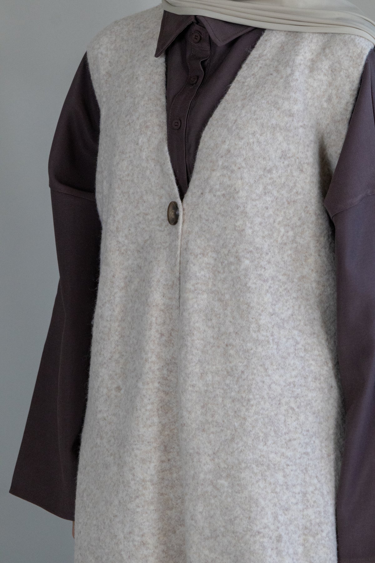 Gilet sans manches - Beige