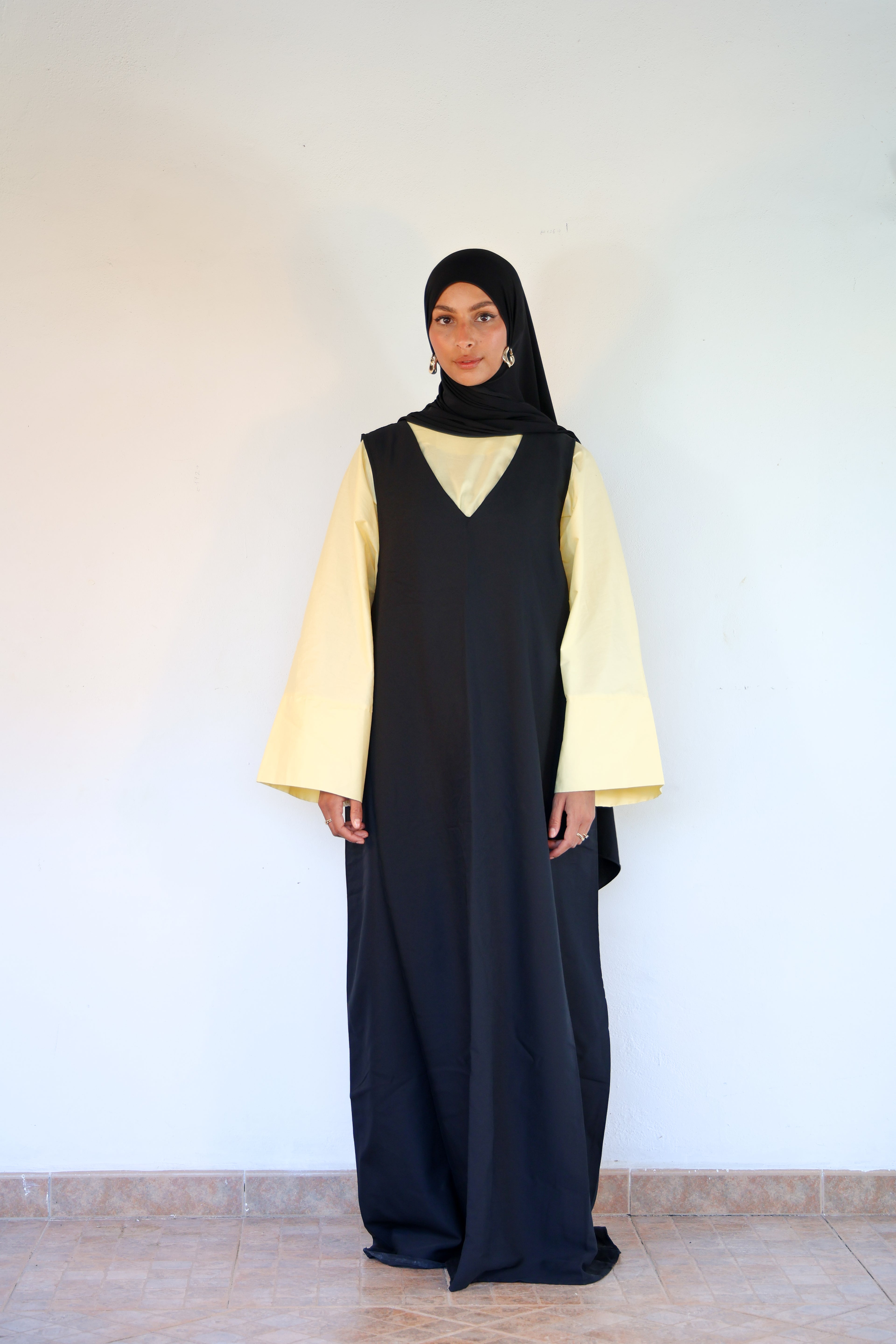 Sleeveless dress - Black