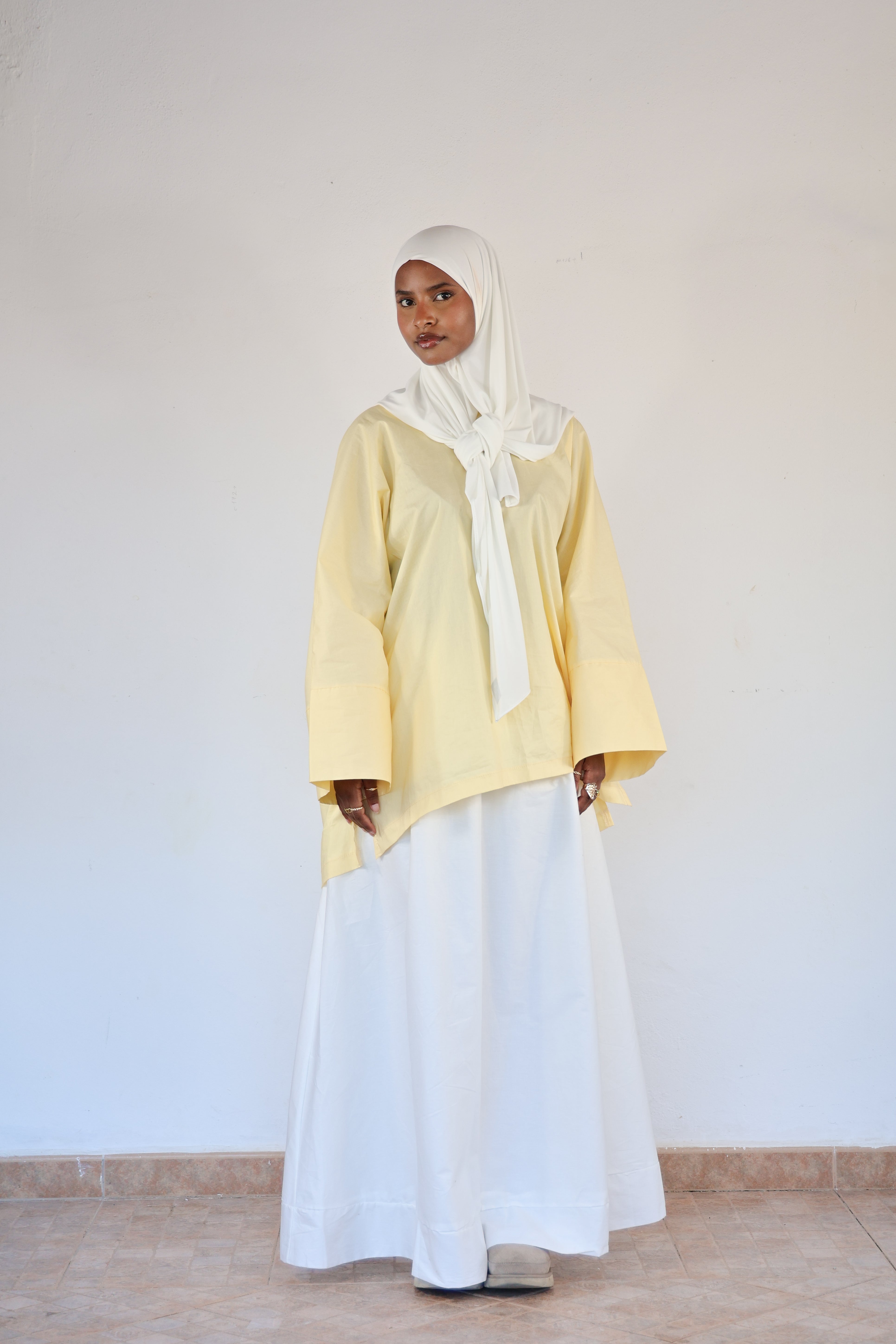 Haut NARA coton - Jaune