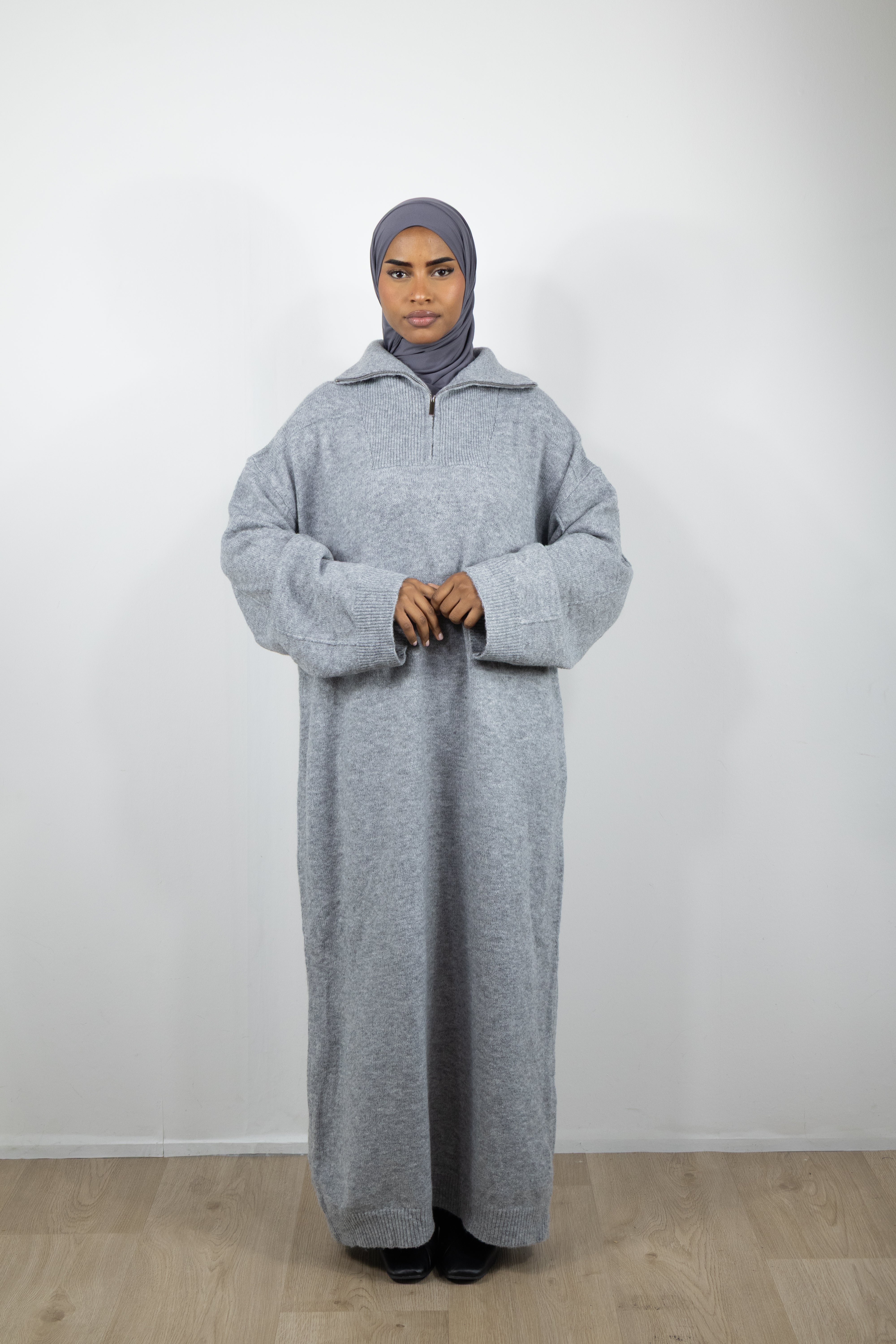 Robe en laine oversize