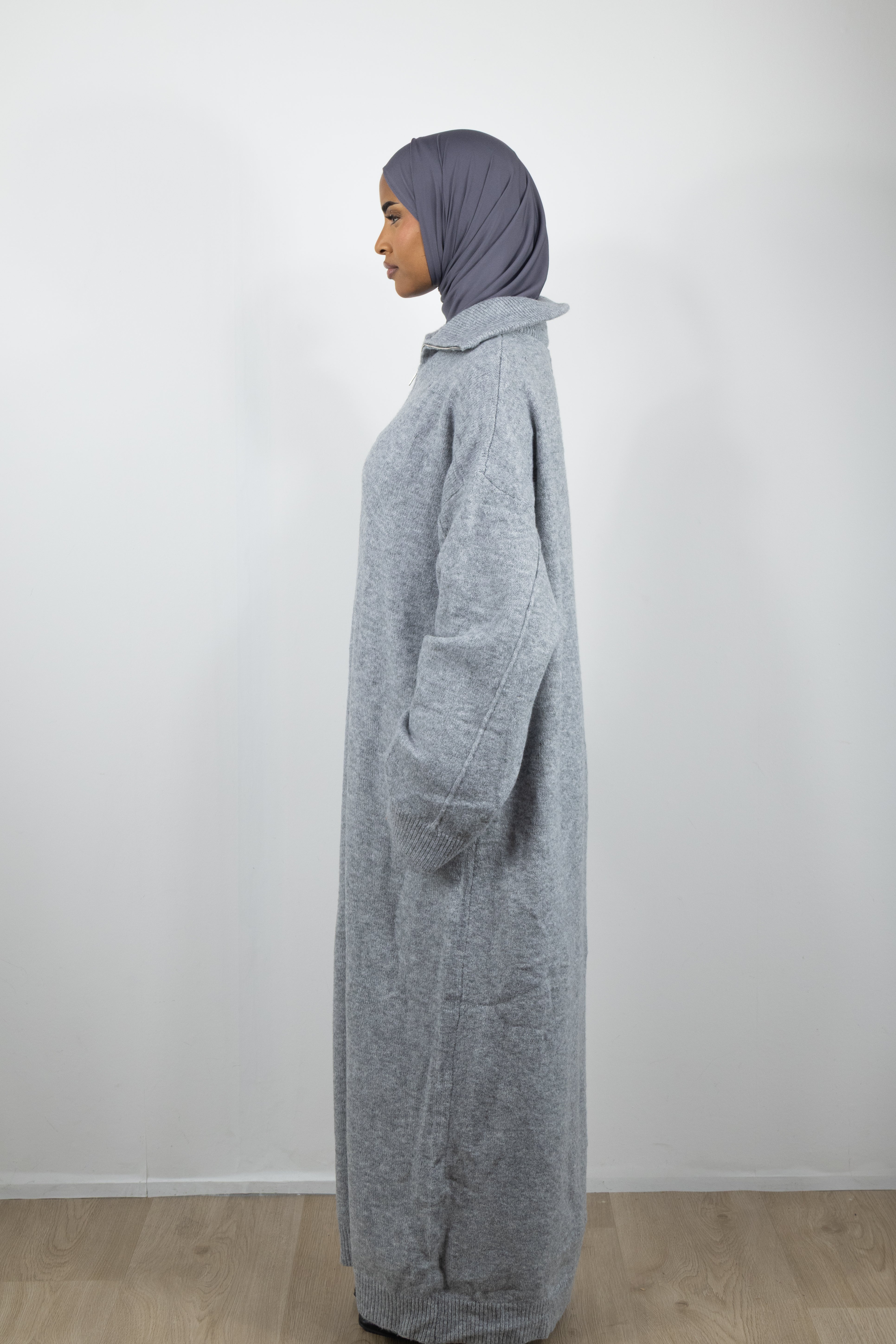 Robe en laine oversize