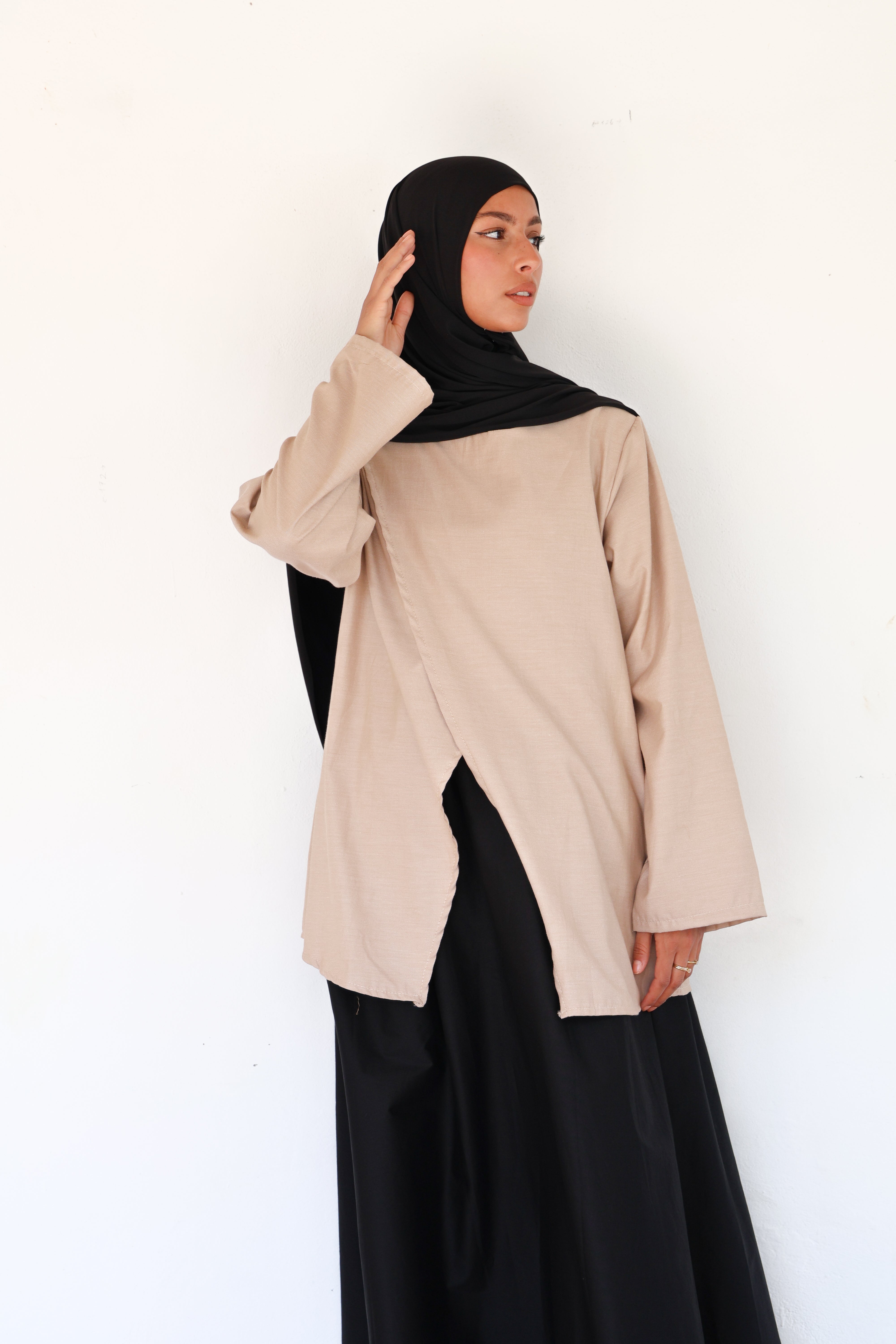 Crossover top - Camel