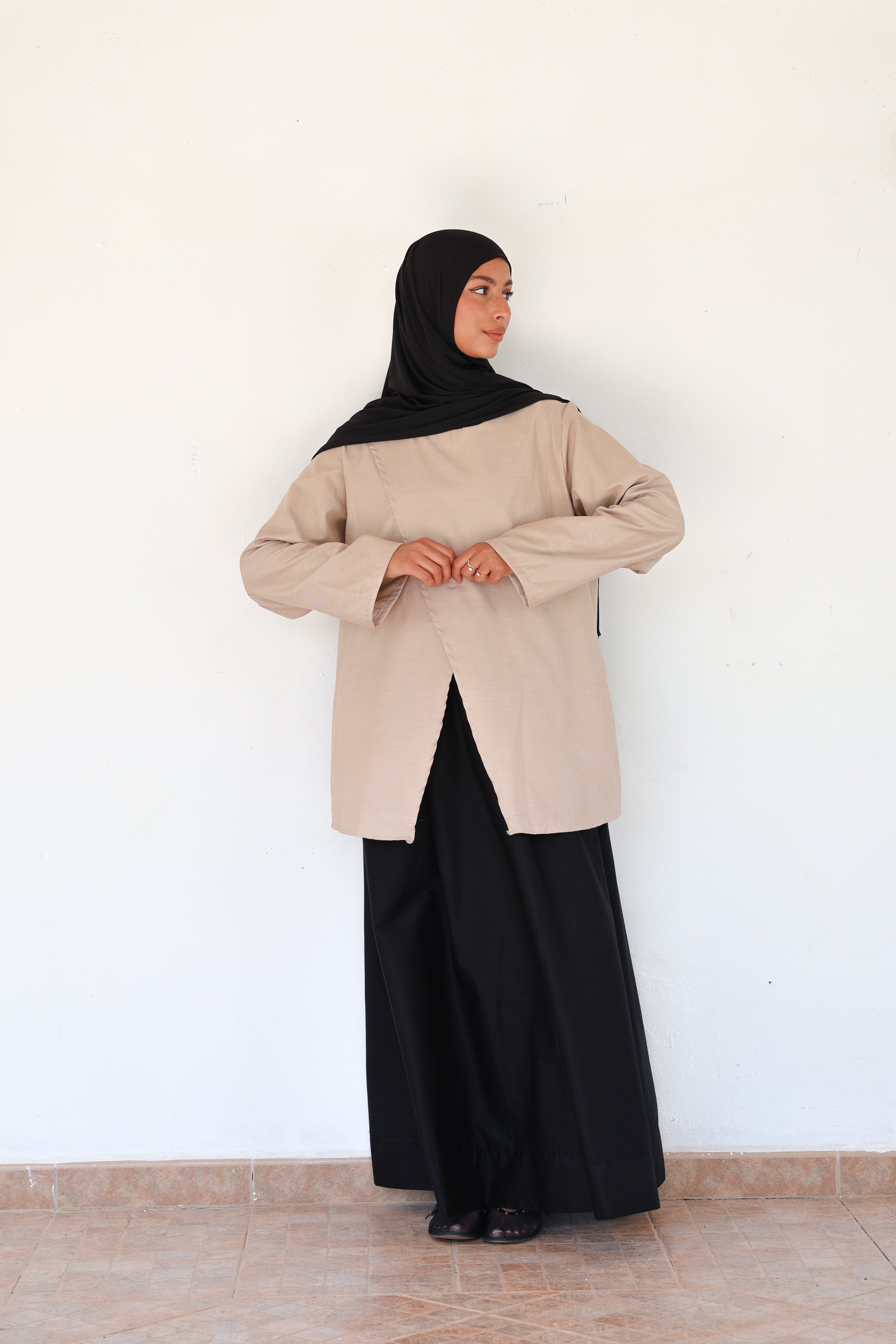 Crossover top - Camel