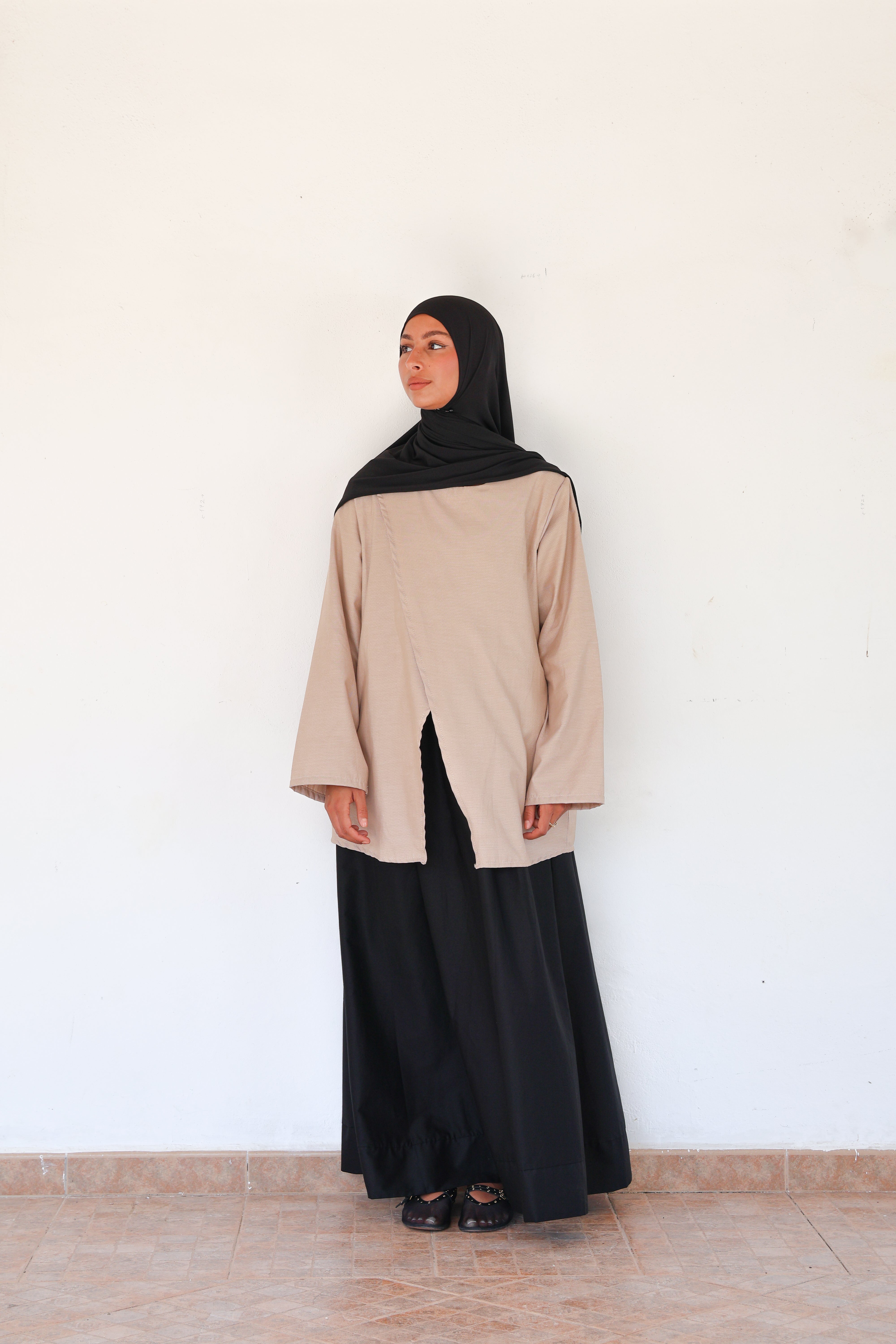 Crossover top - Camel