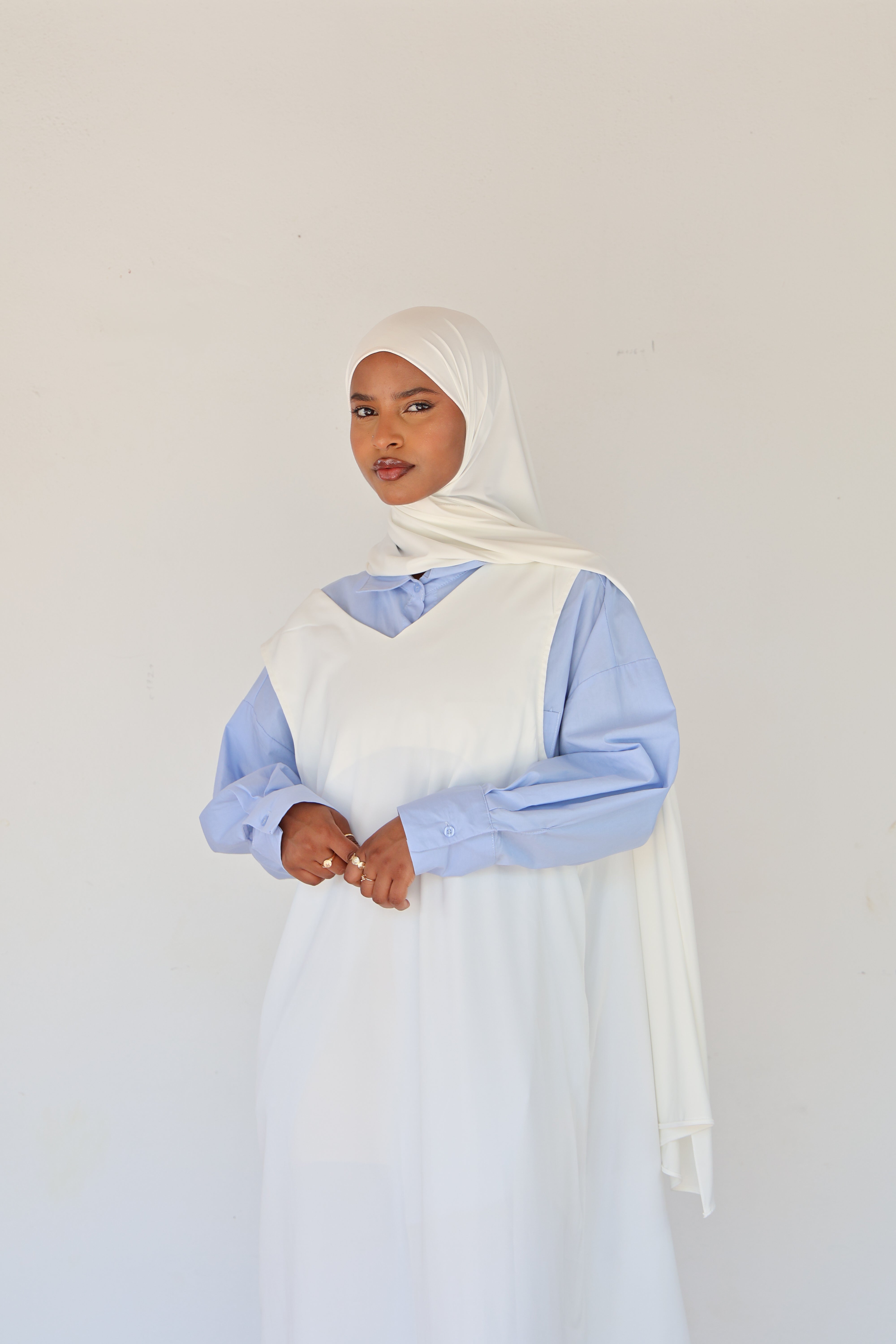 Robe sans manches - Blanc