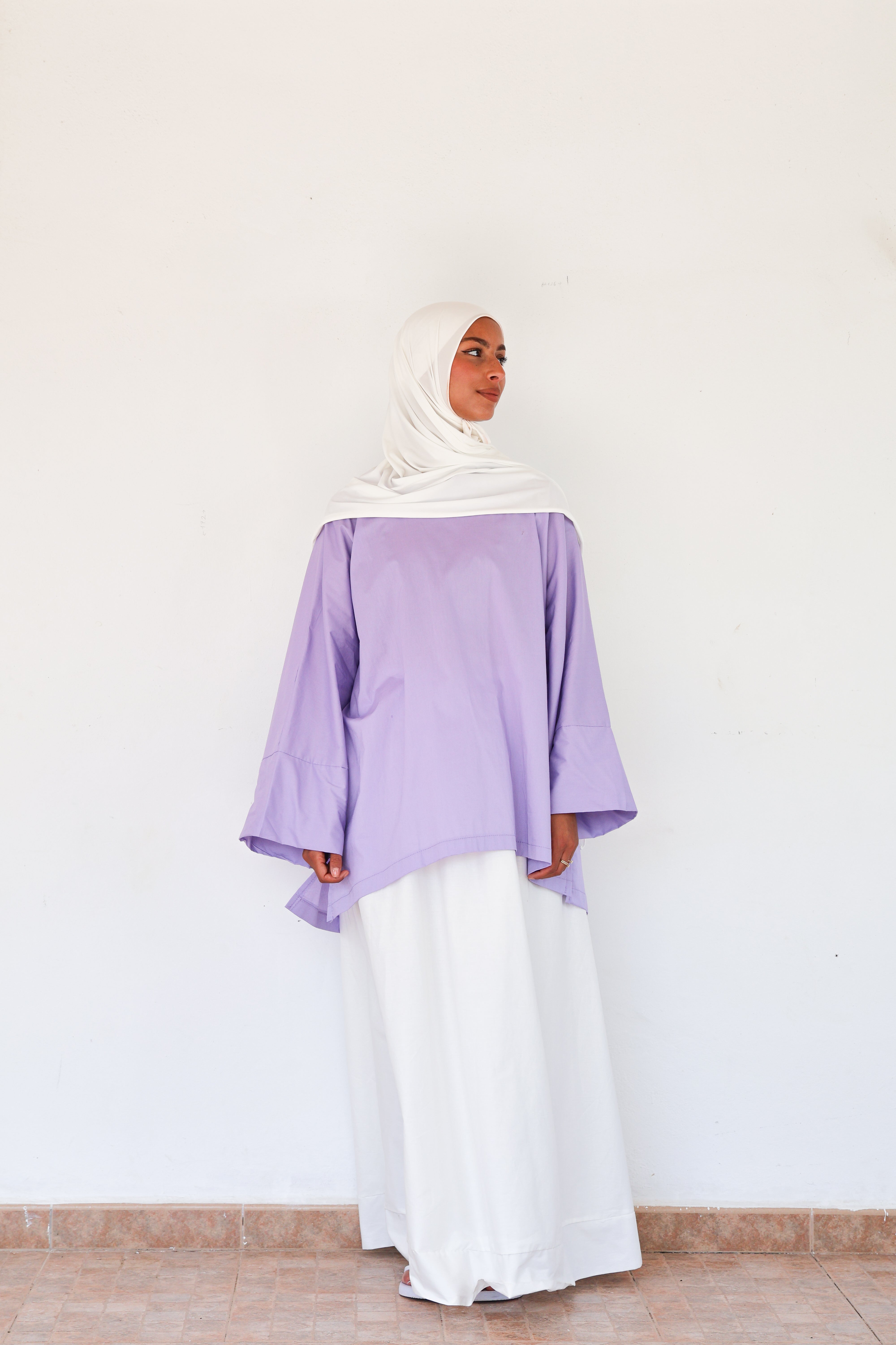 Haut NARA coton - Lila