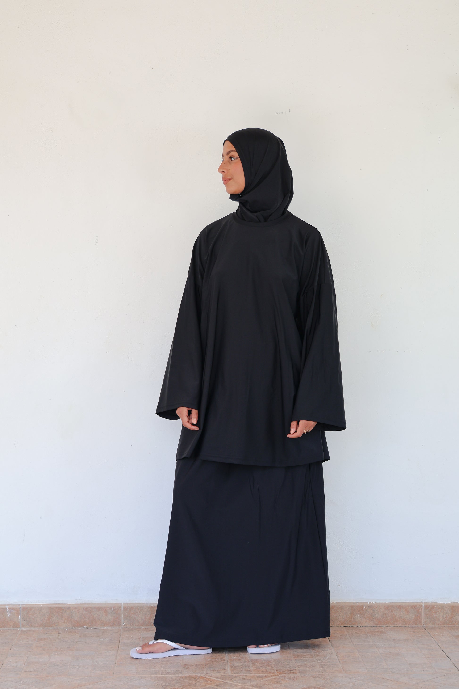 Jupe de burkini - Noir