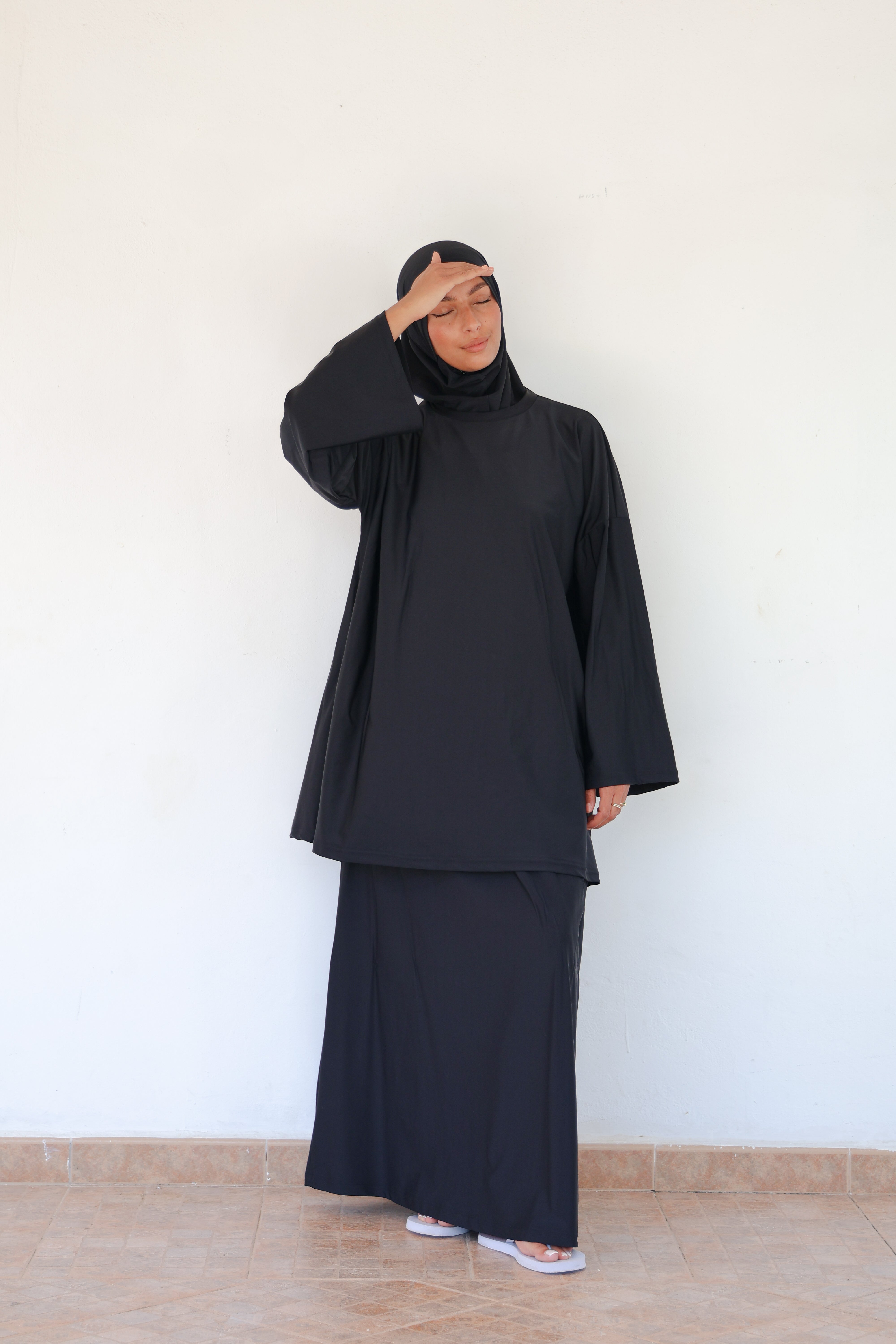 Jupe de burkini - Noir