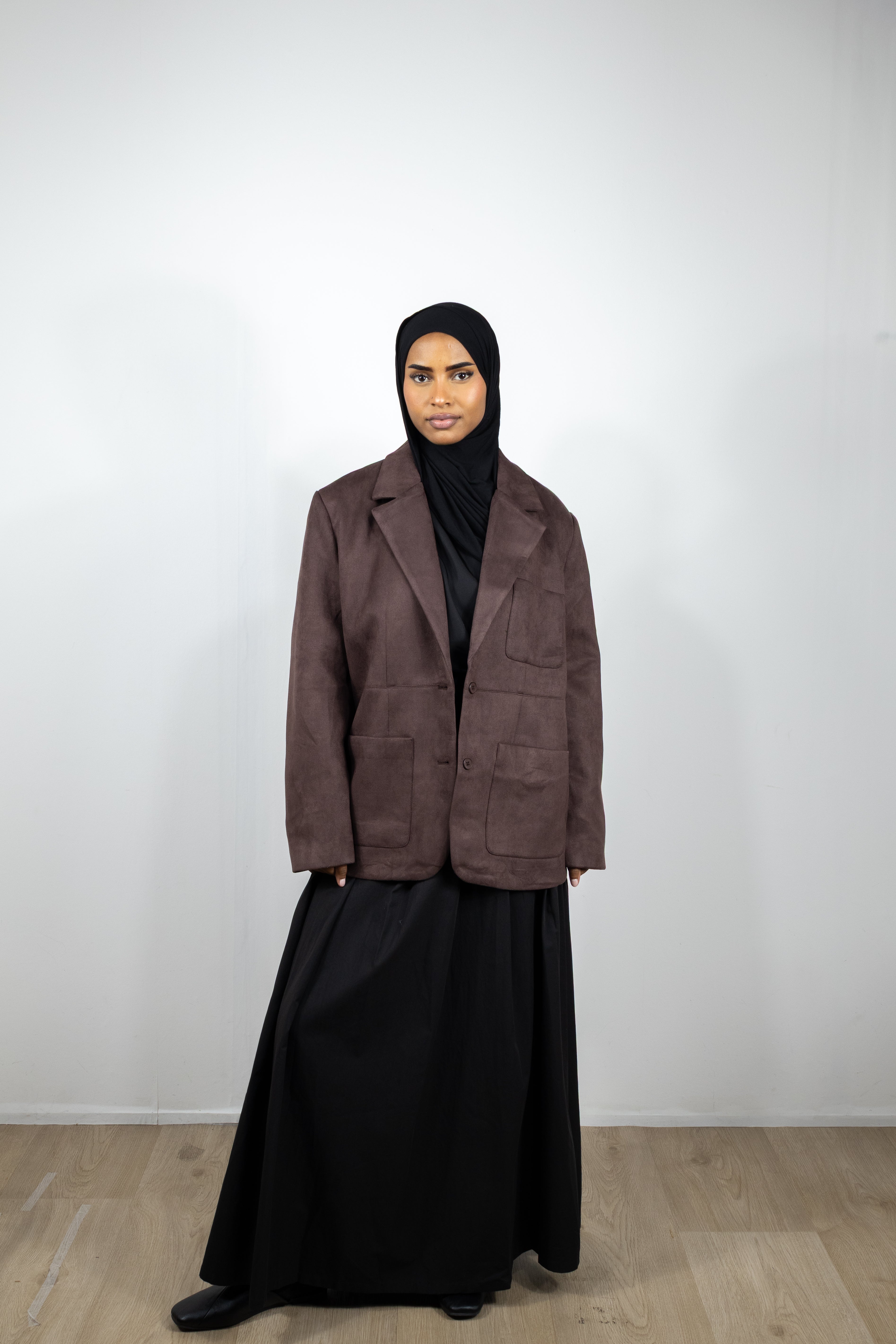 Blazer suédine - Marron