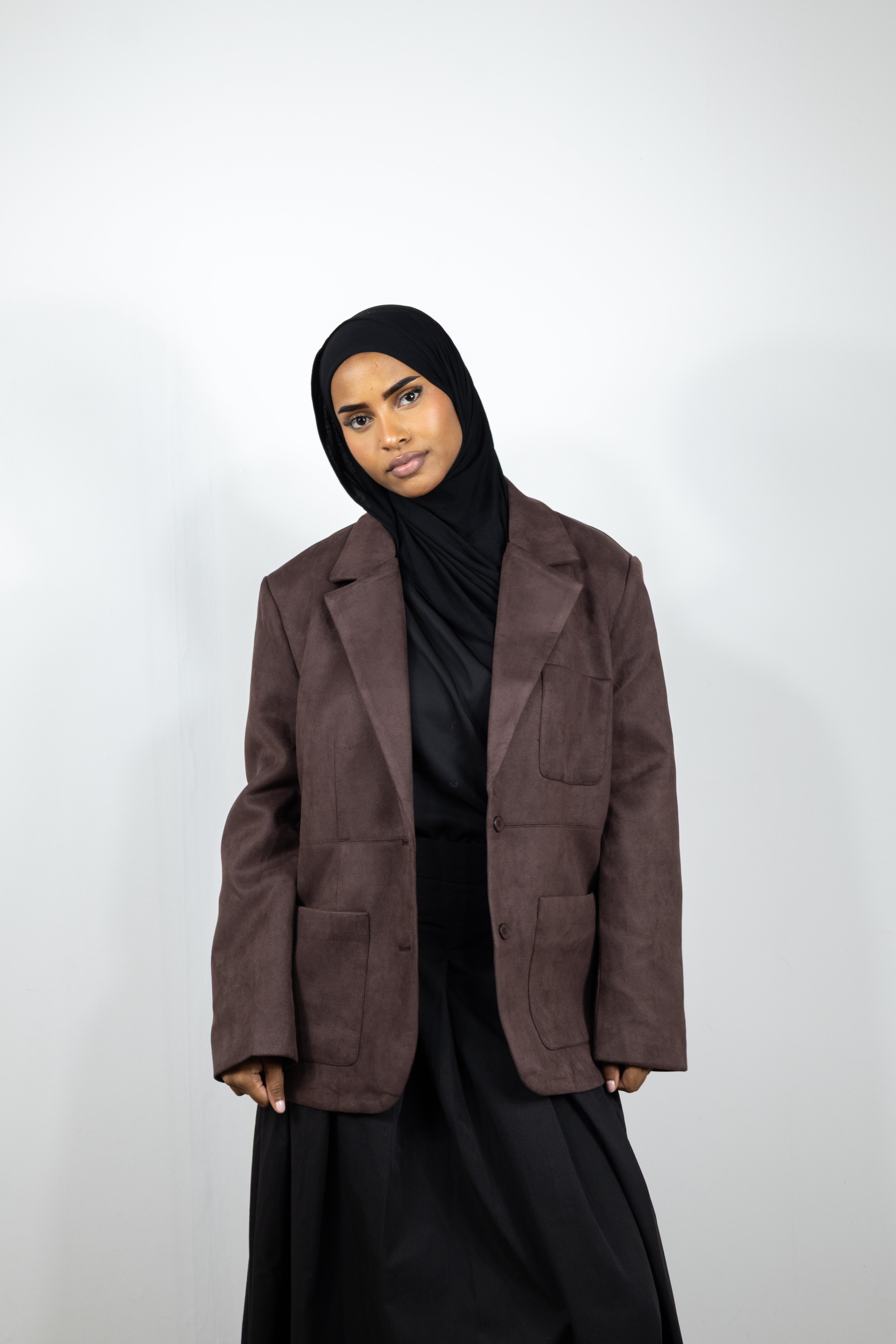 Blazer suédine - Marron