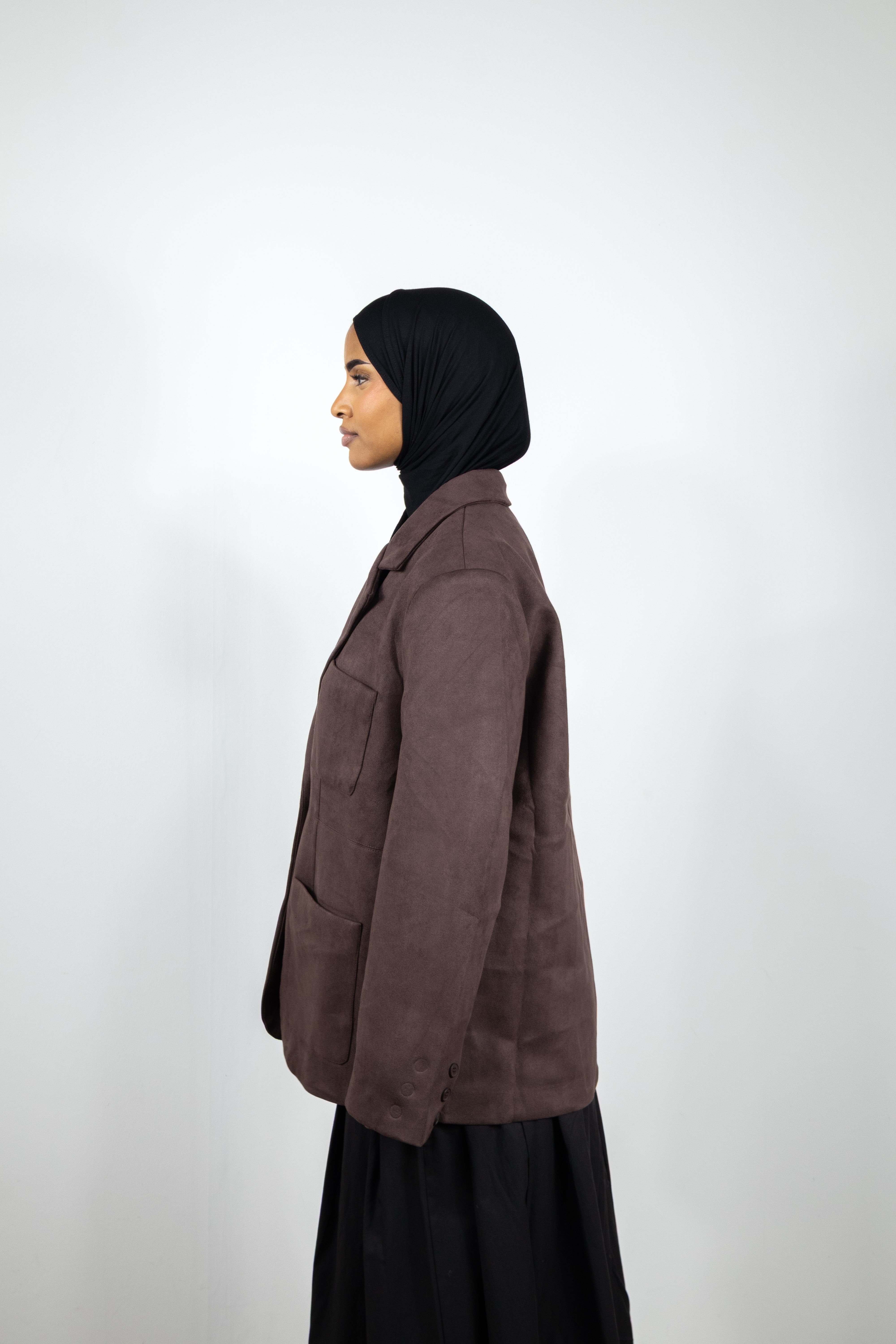 Blazer suédine - Marron