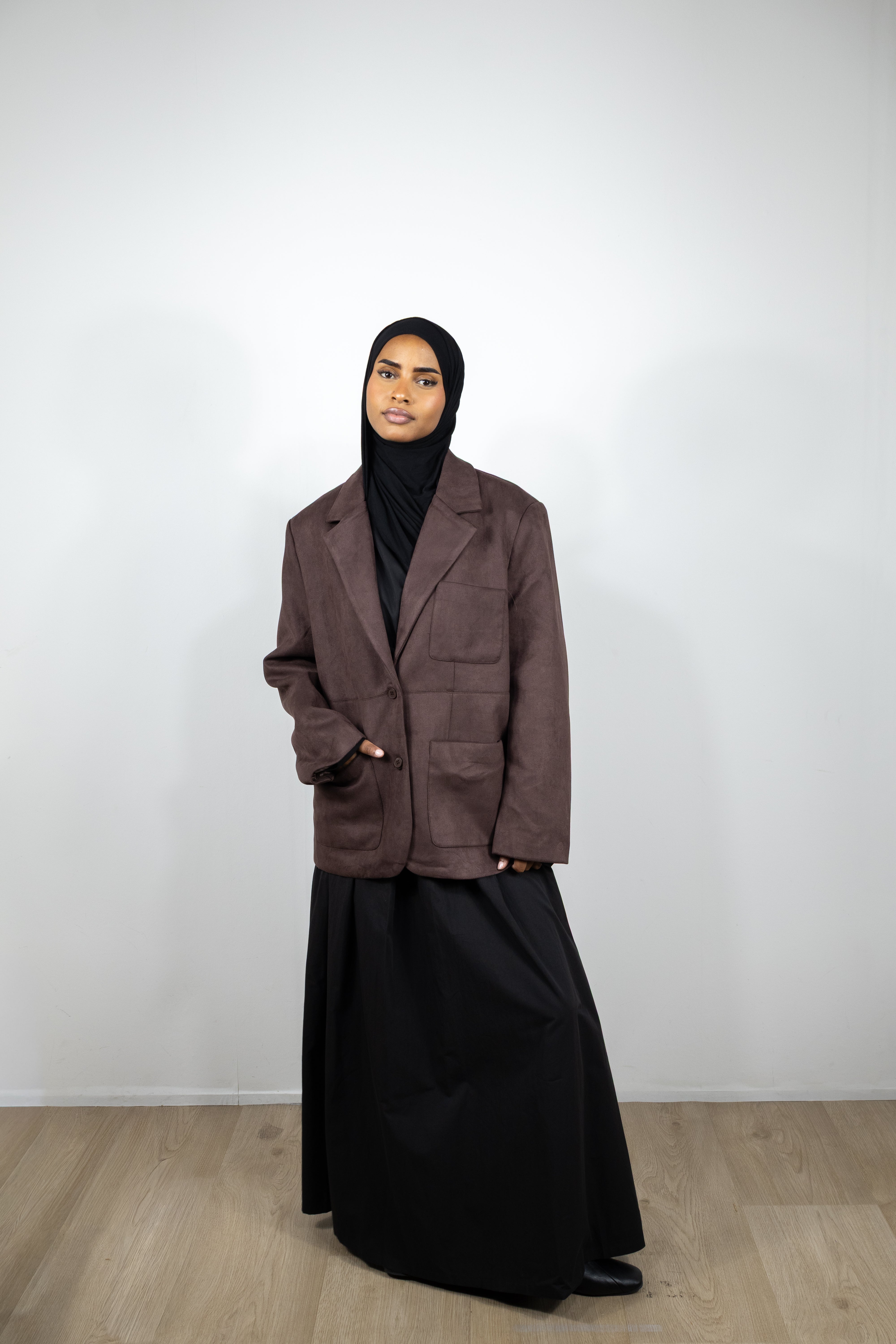 Blazer suédine - Marron