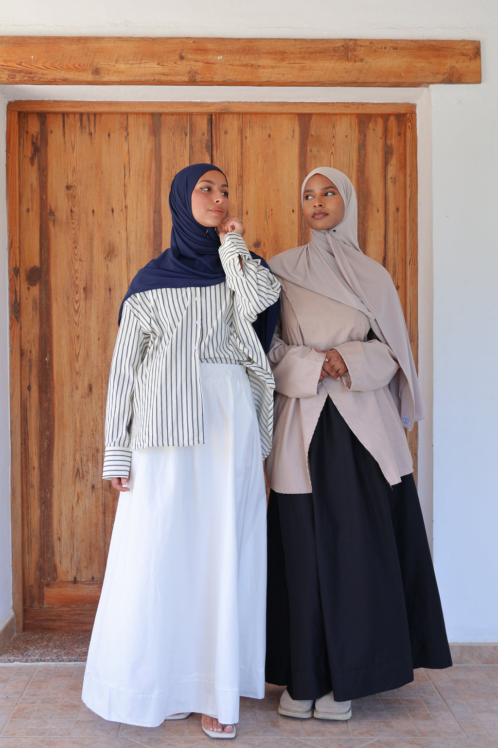 Cotton skirt - Black