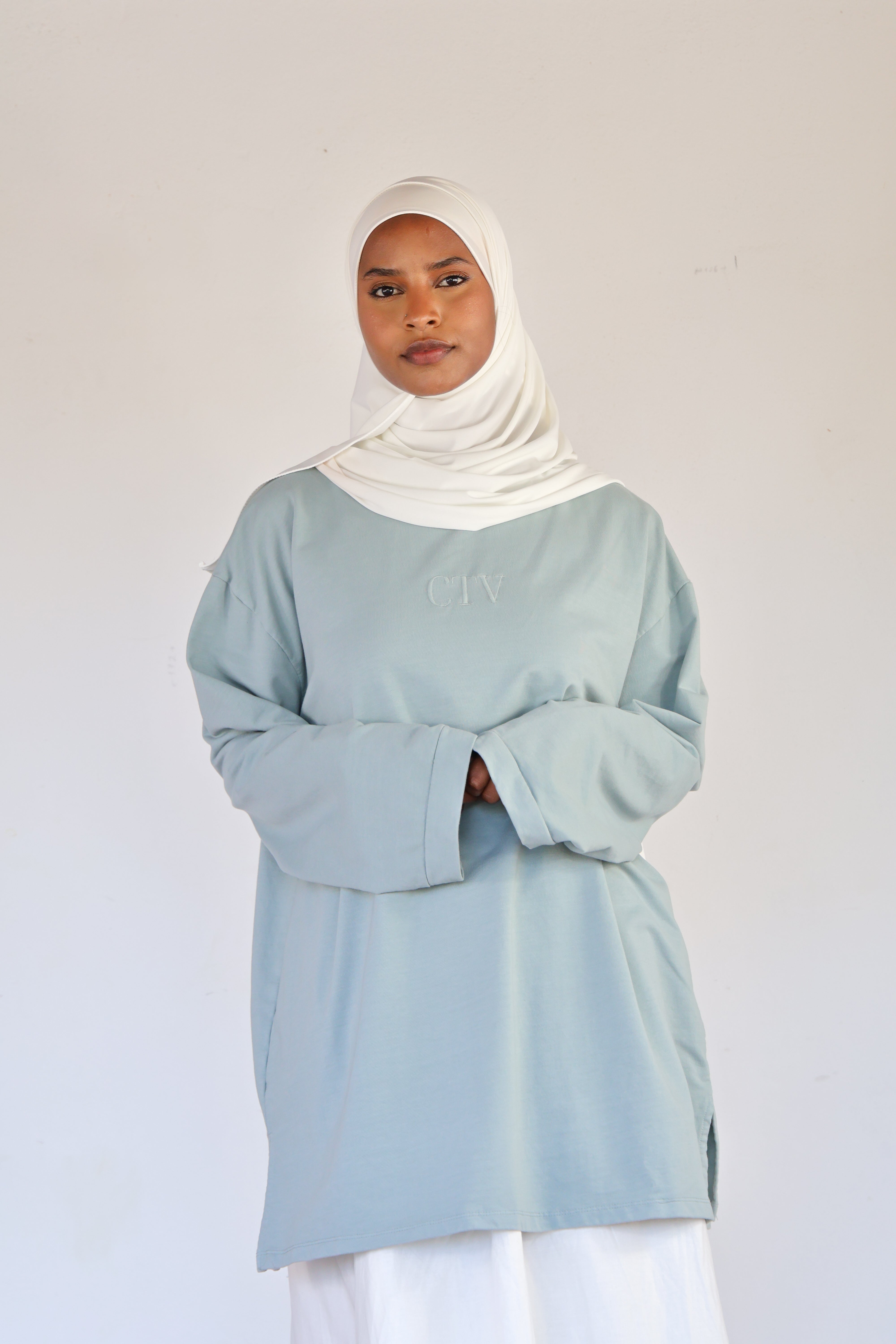 T-shirt CTV - Bleu vert