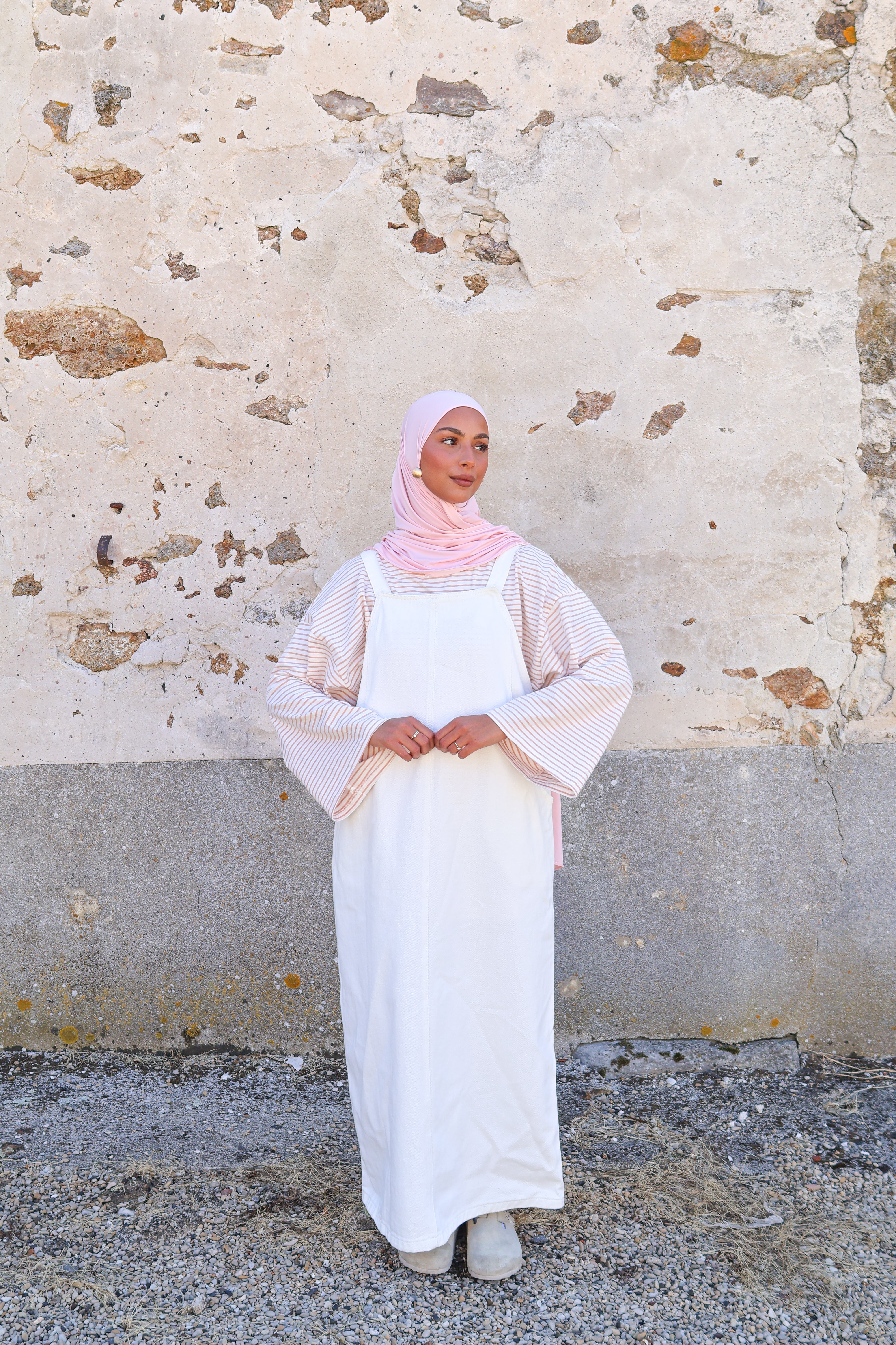 Salopette en jean - Blanc