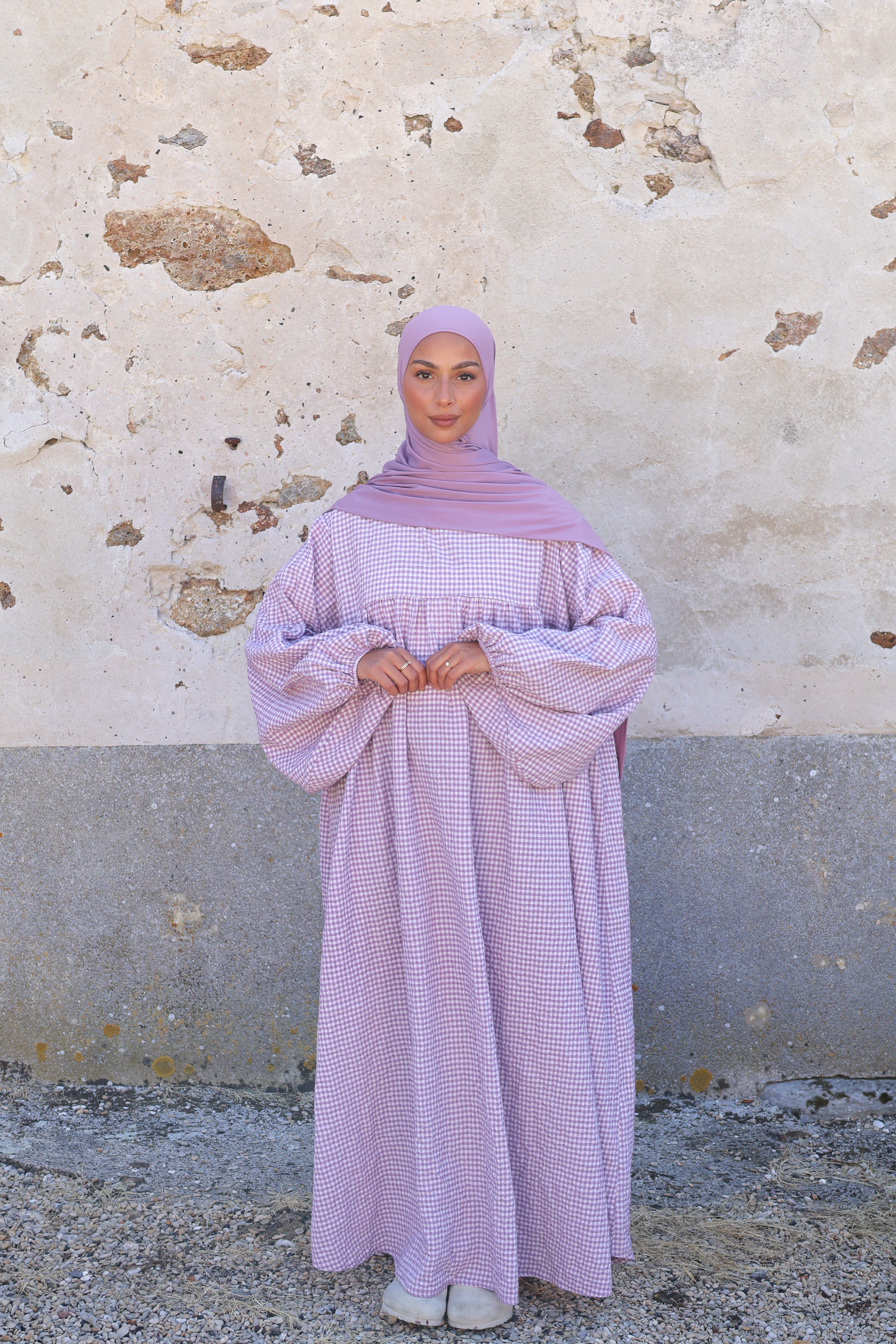 Robe vichy - Lavande