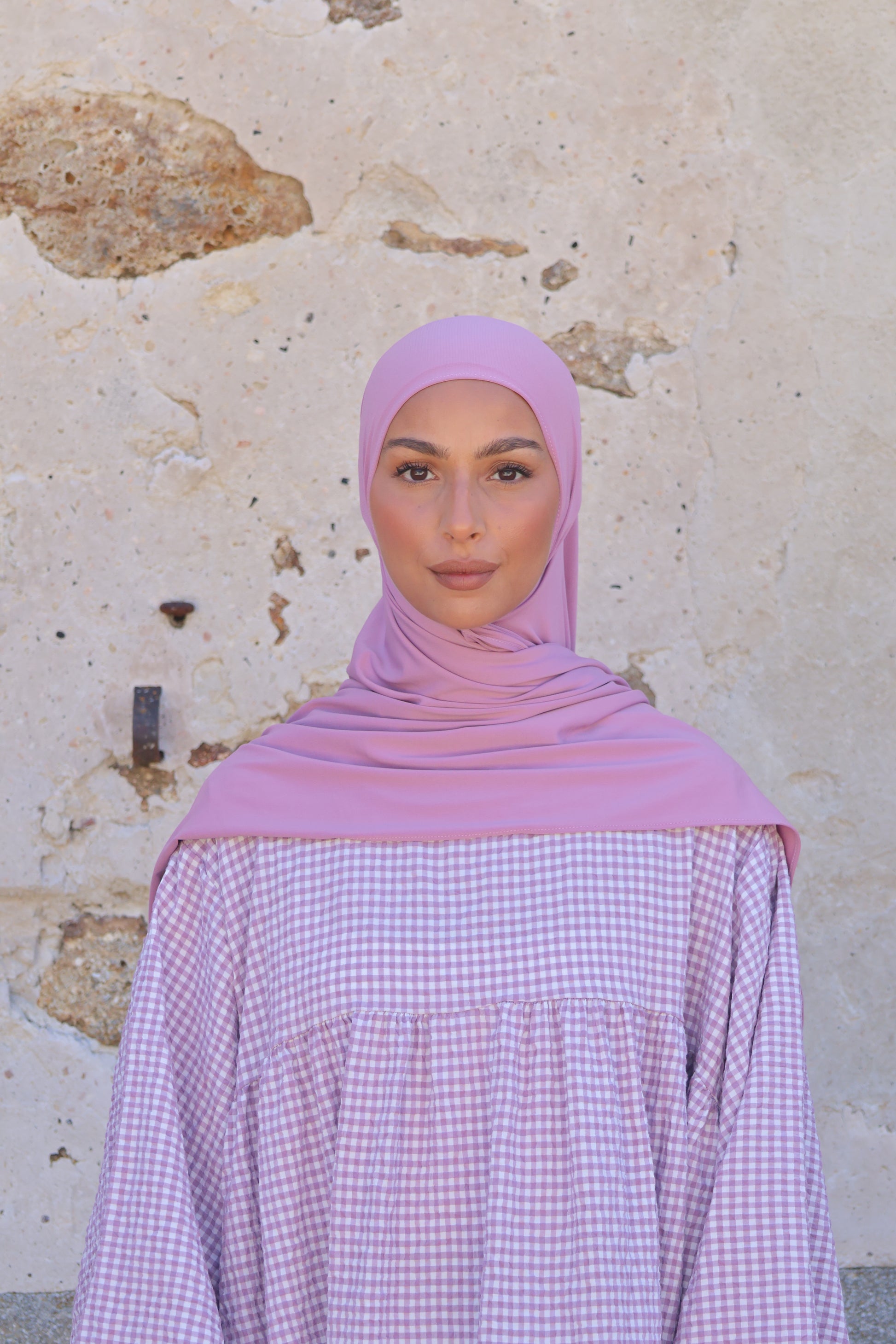 Hijab en jersey premium - Orchid