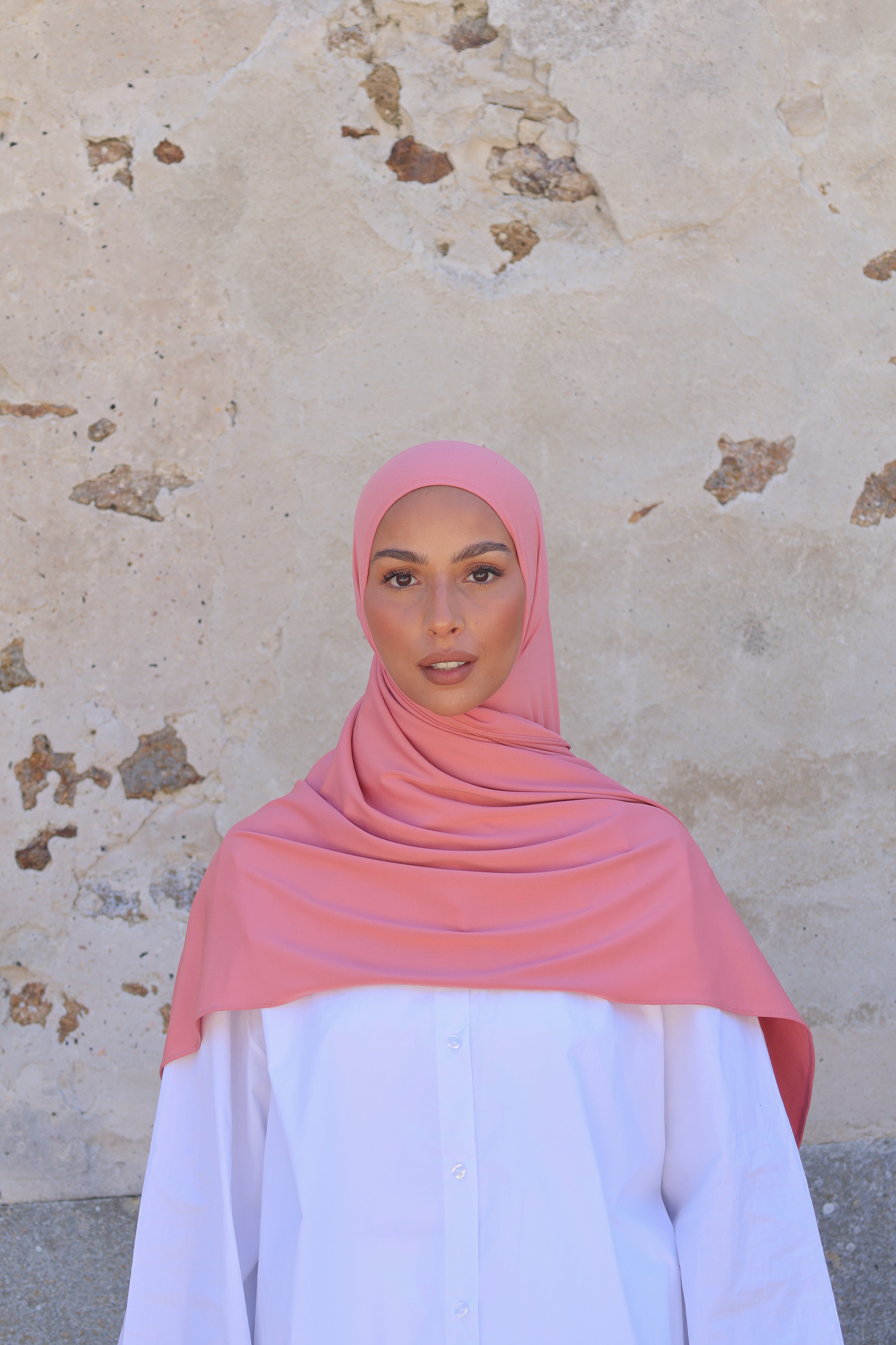 Hijab en jersey premium - Sorbet