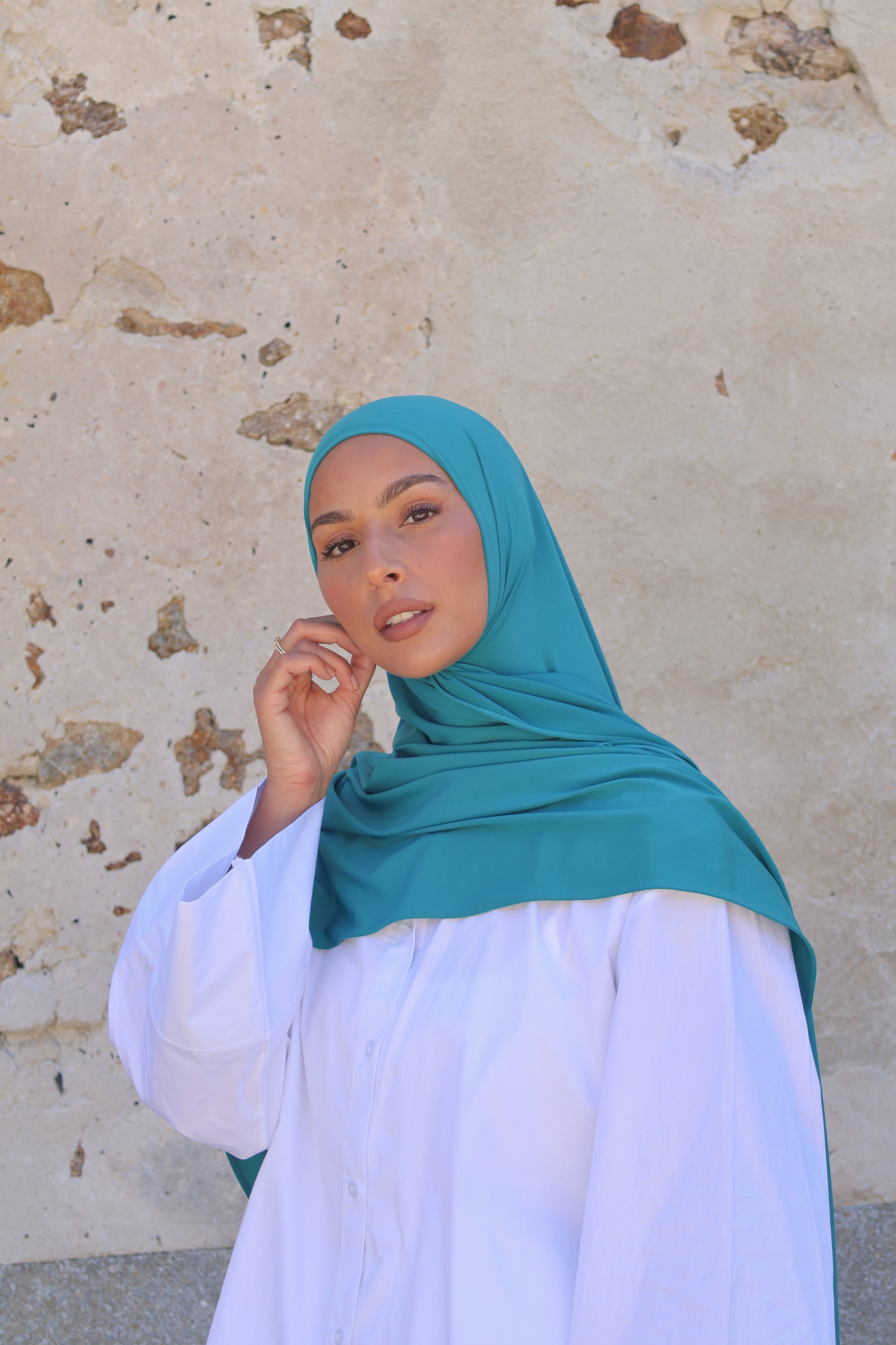 Hijab en jersey premium - Tropic