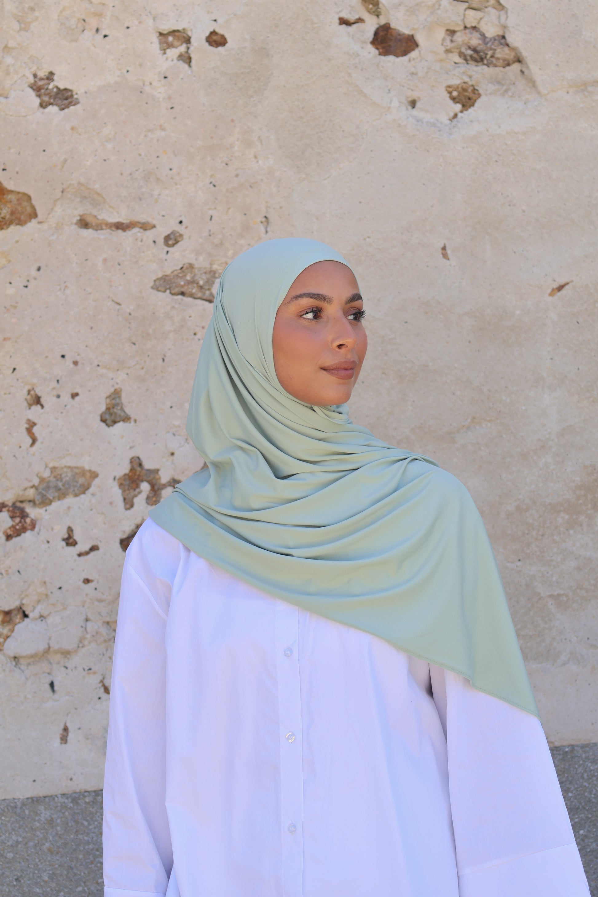 Hijab en jersey premium - Opal
