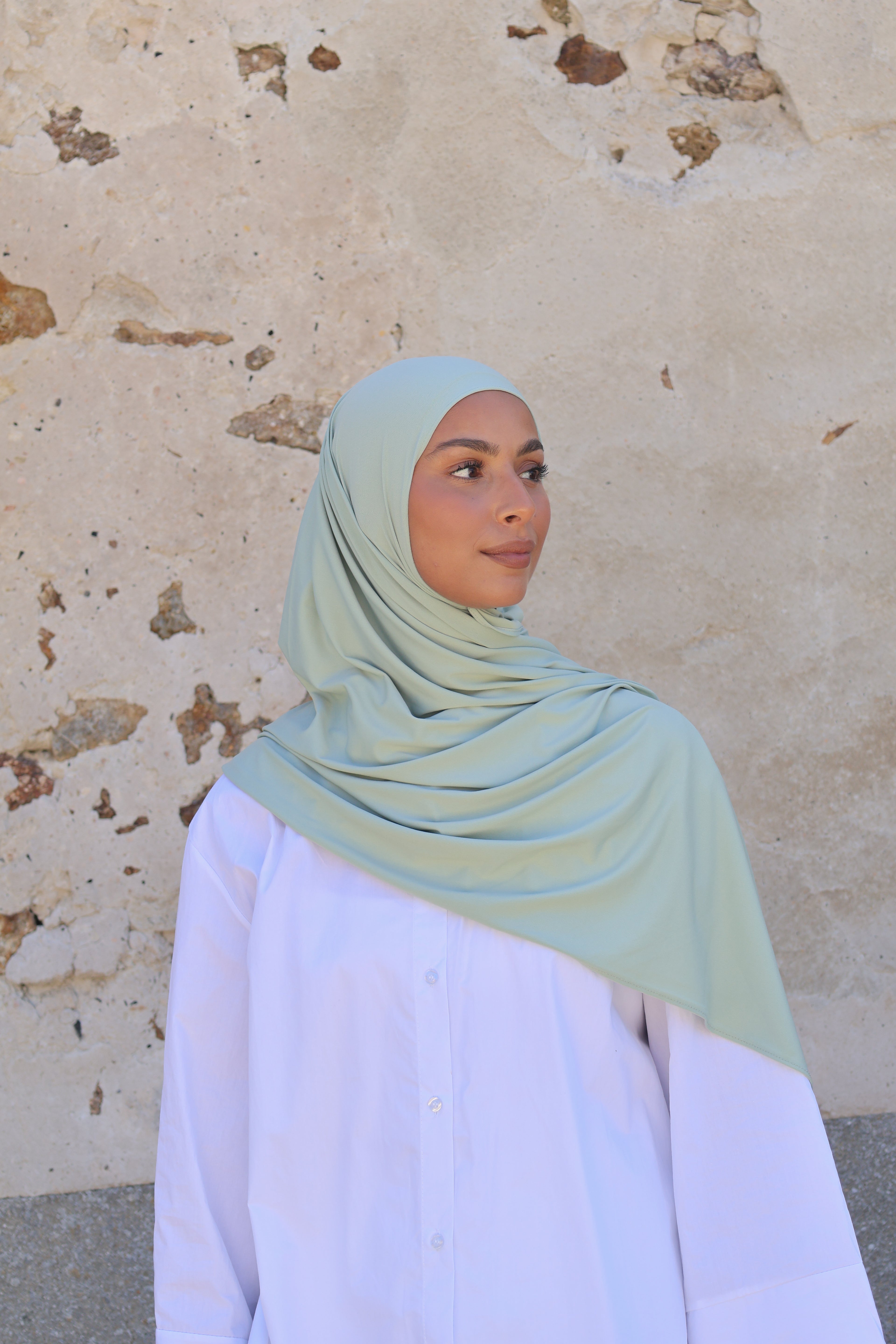 Hijab en jersey premium - Opal