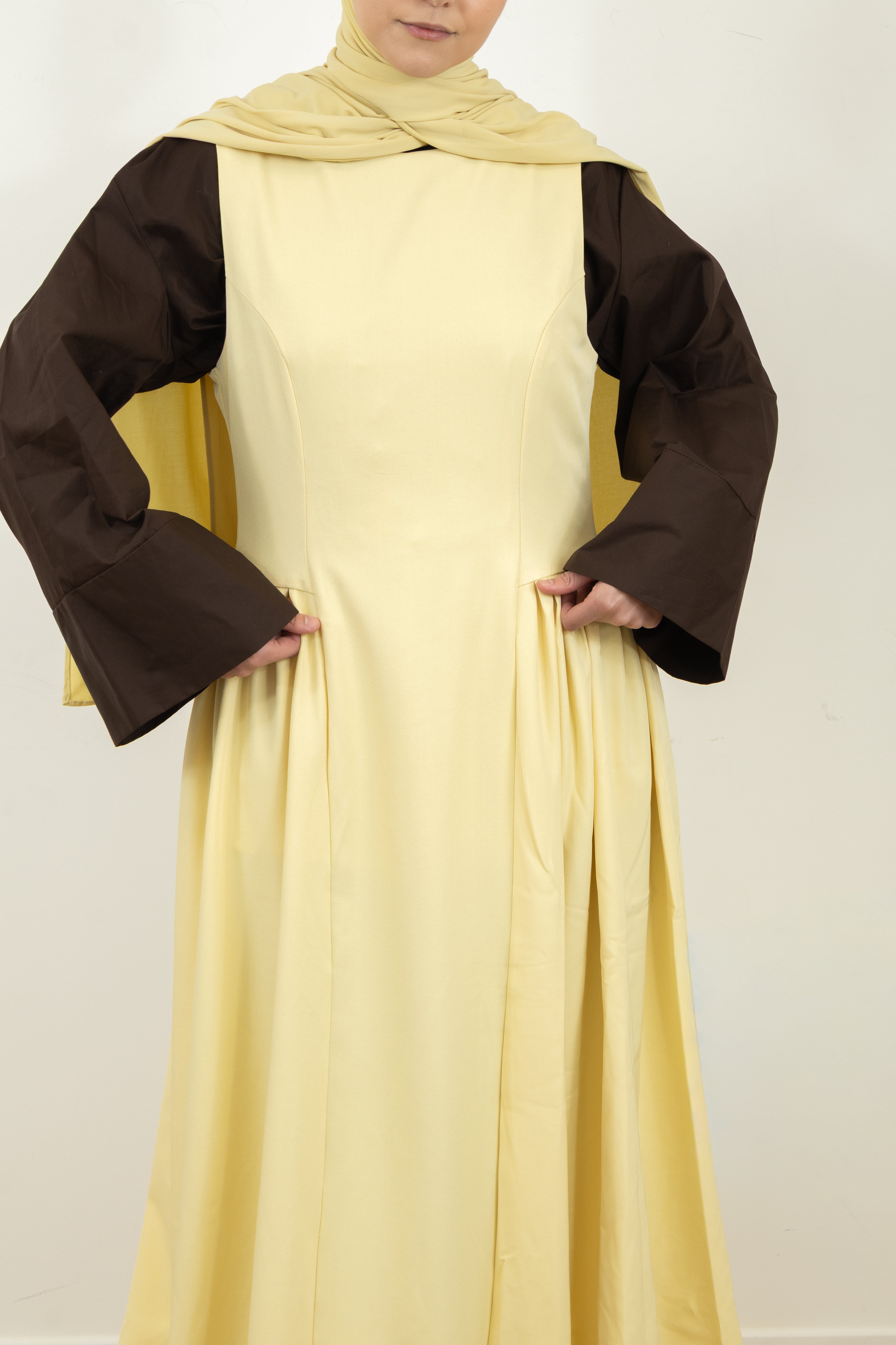 Robe sans manches silhouette longue