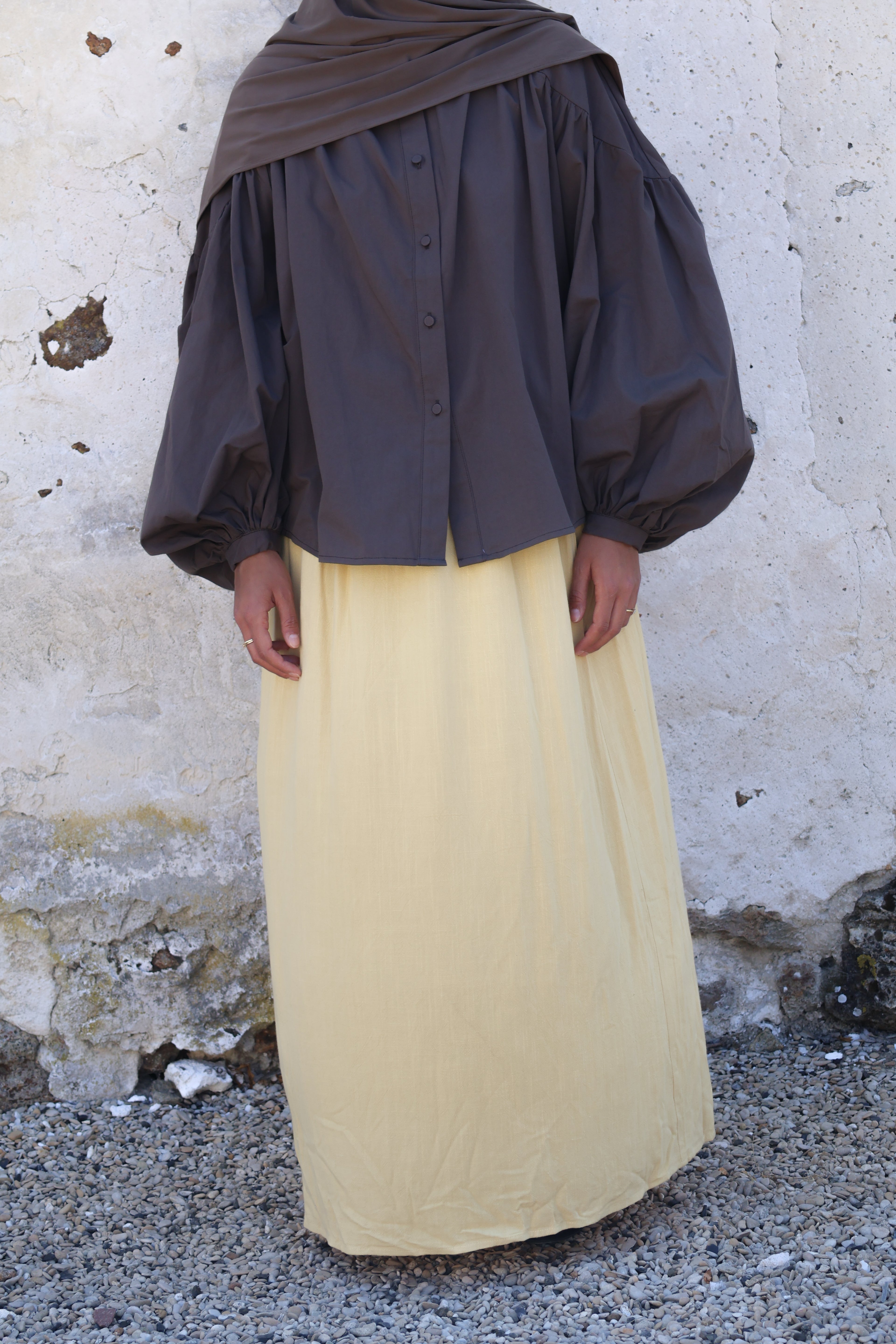 Linen skirt