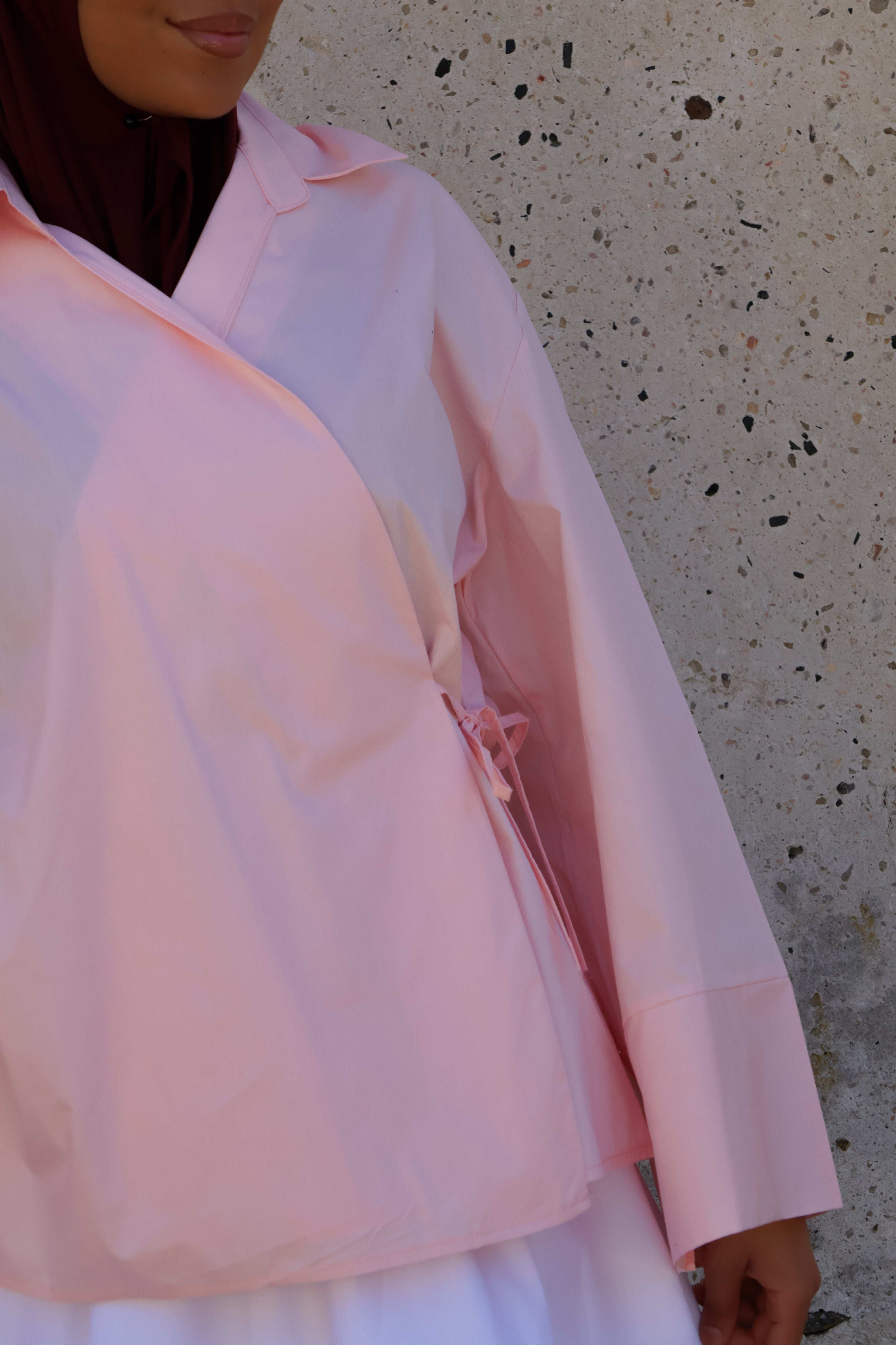 Chemise portefeuille - Rose