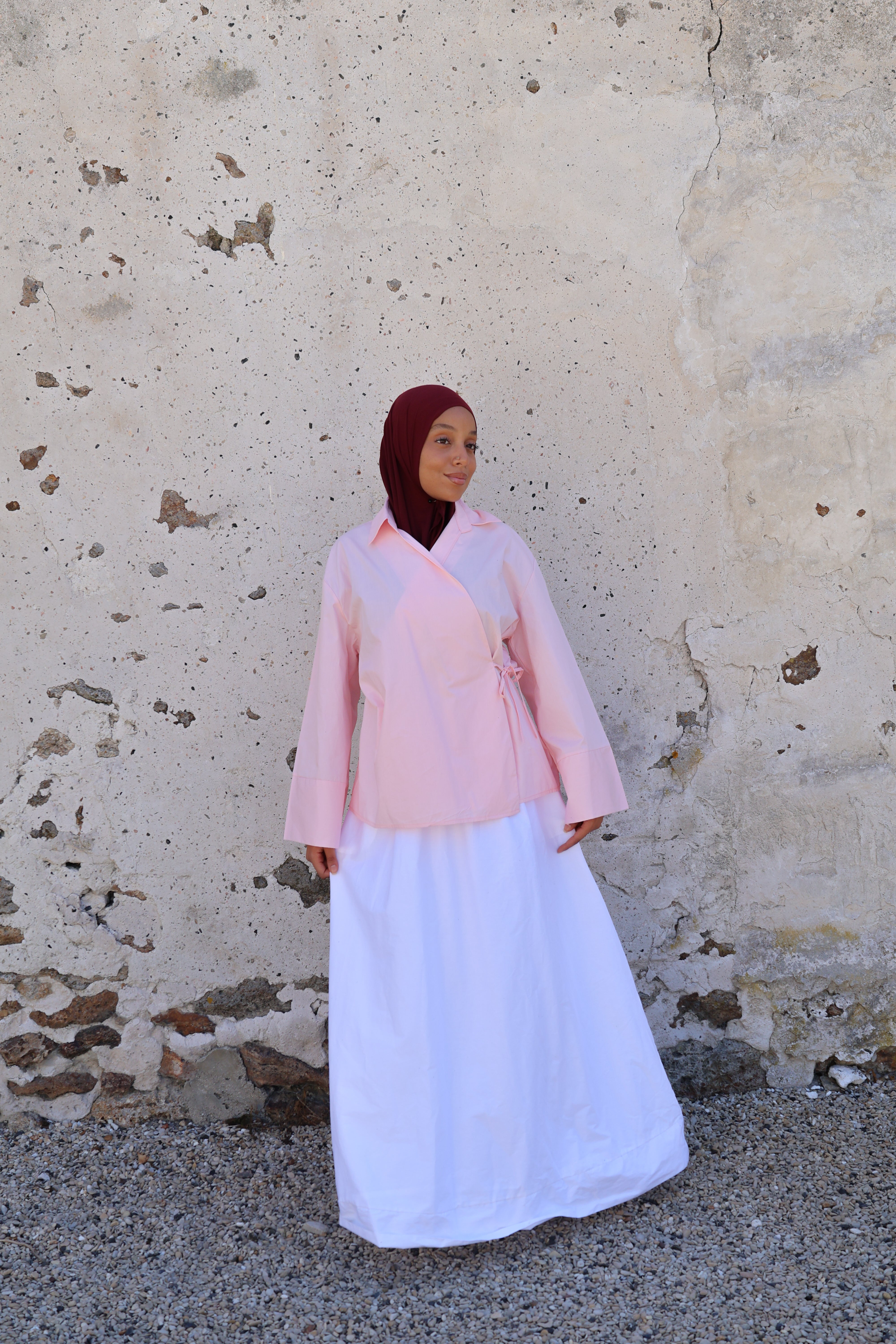 Chemise portefeuille - Rose