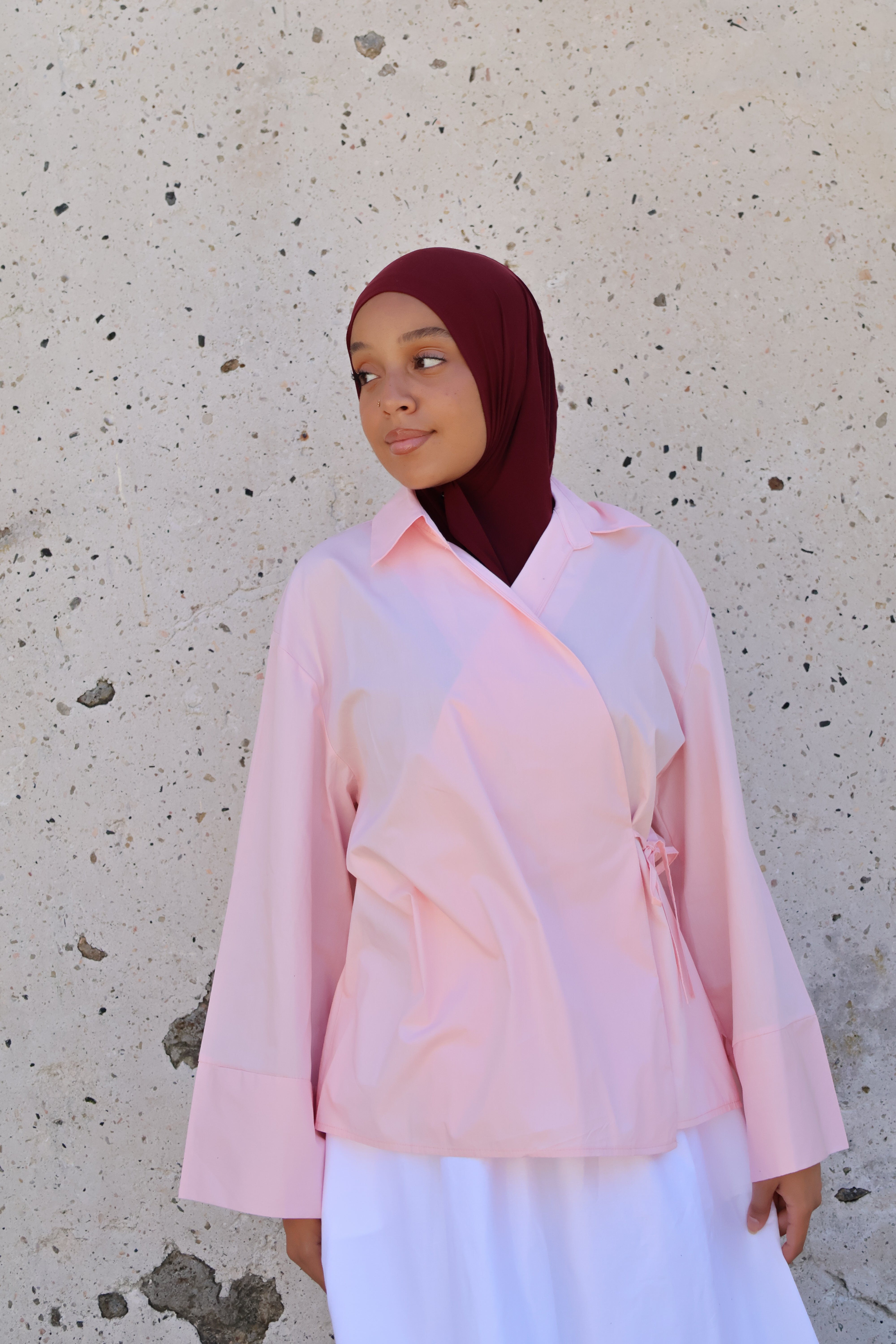 Chemise portefeuille - Rose