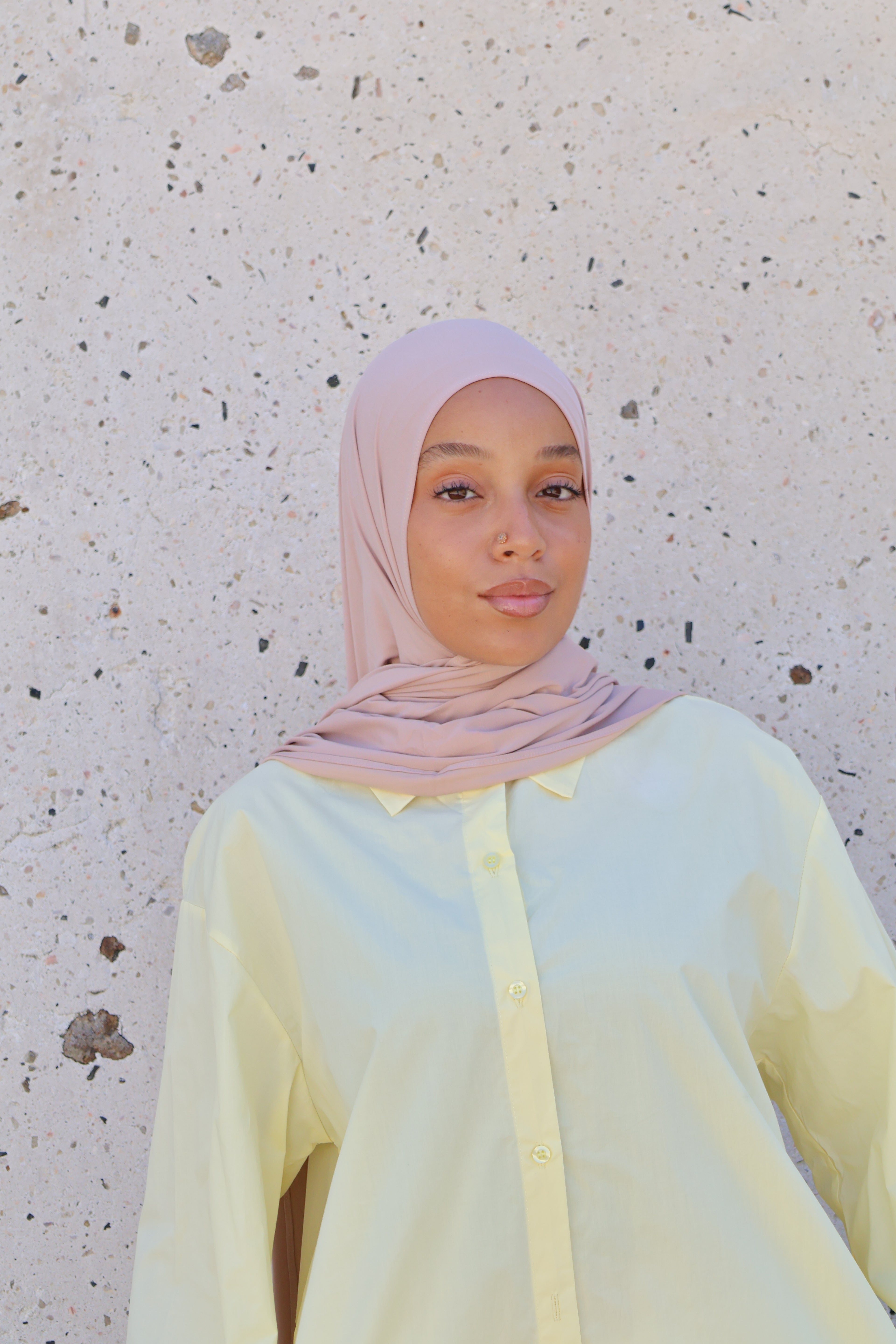 Breathable jersey hijab - Dusk