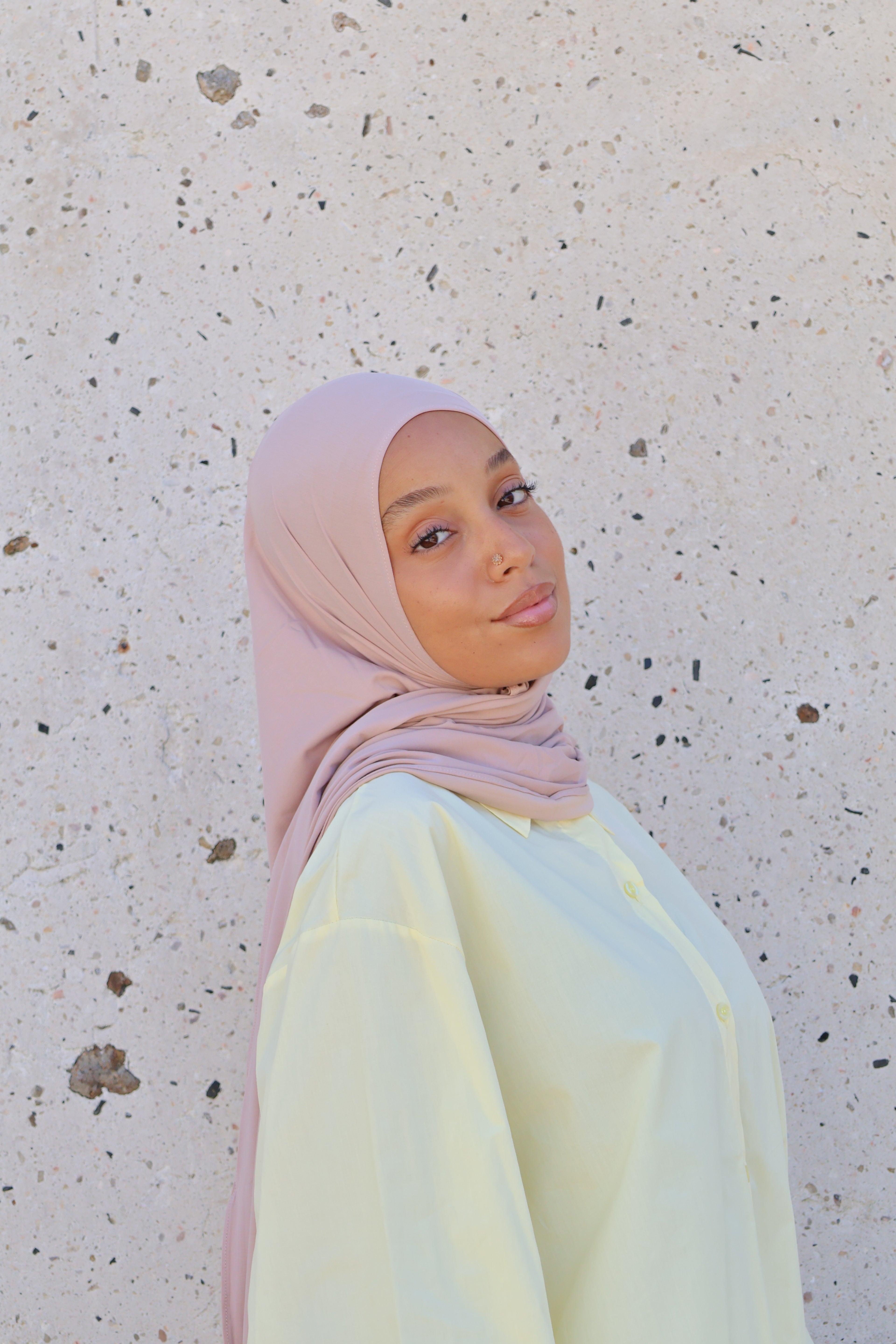 Breathable jersey hijab - Dusk