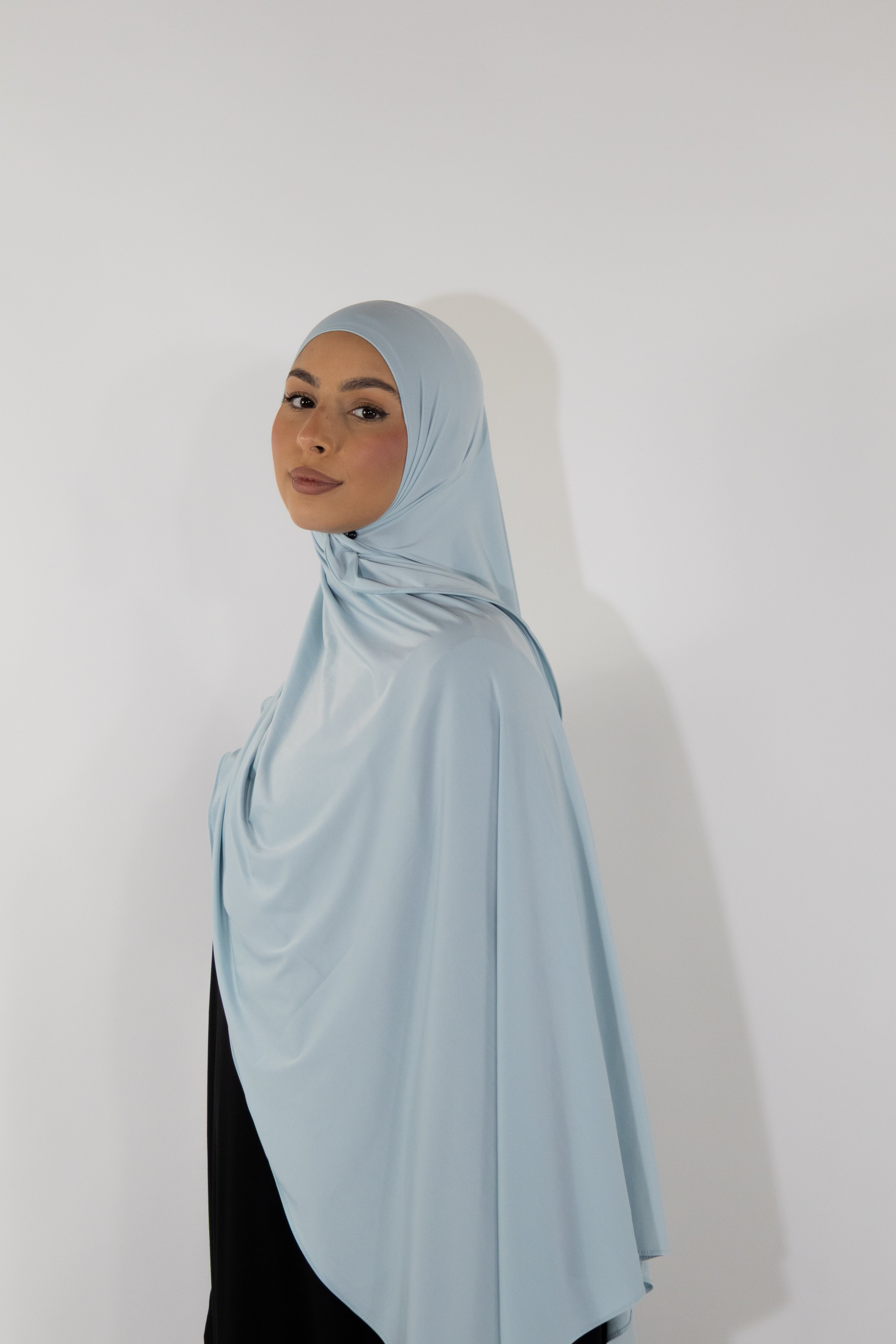 Hijab en jersey fluide - Arctic