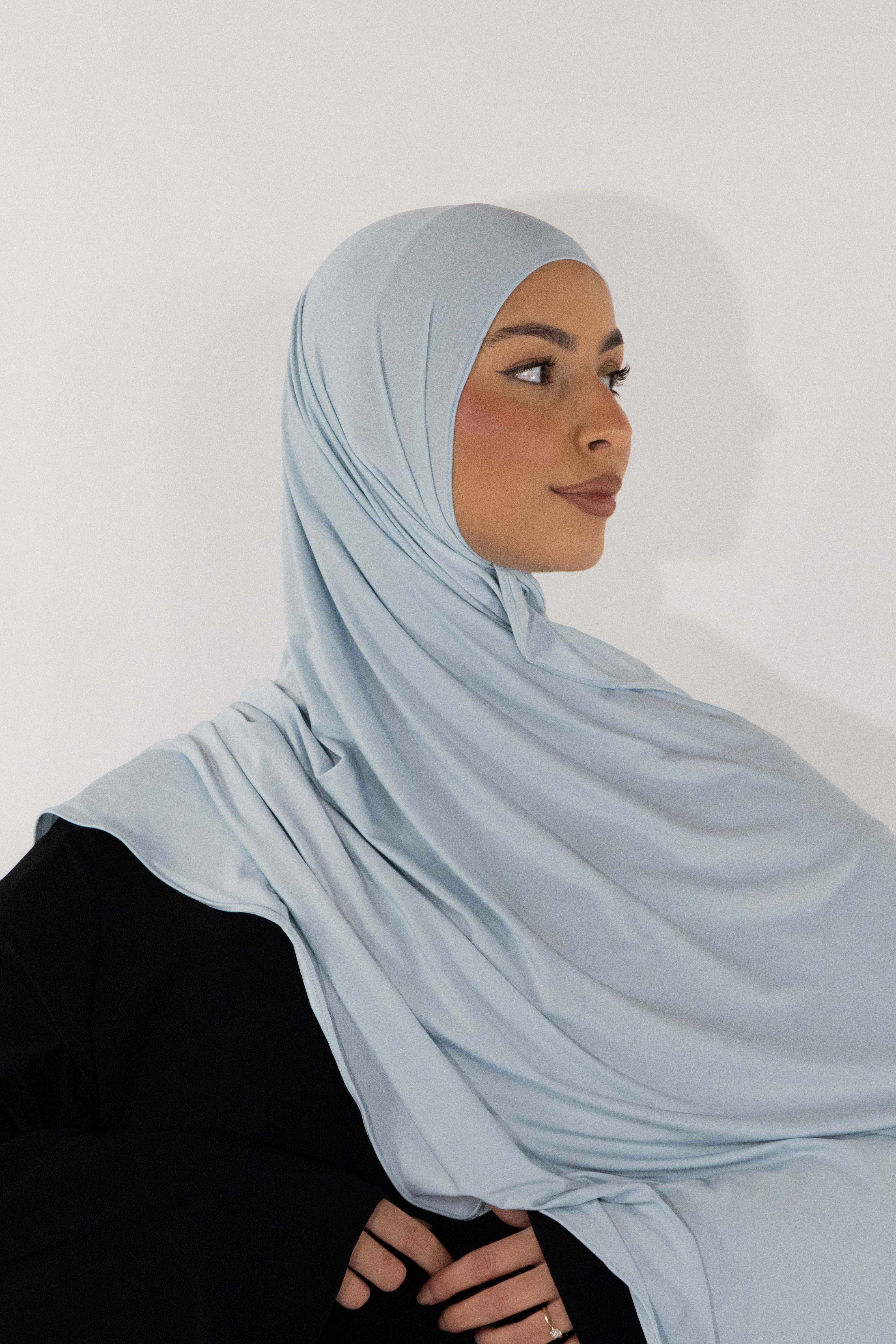 Hijab en jersey fluide - Arctic