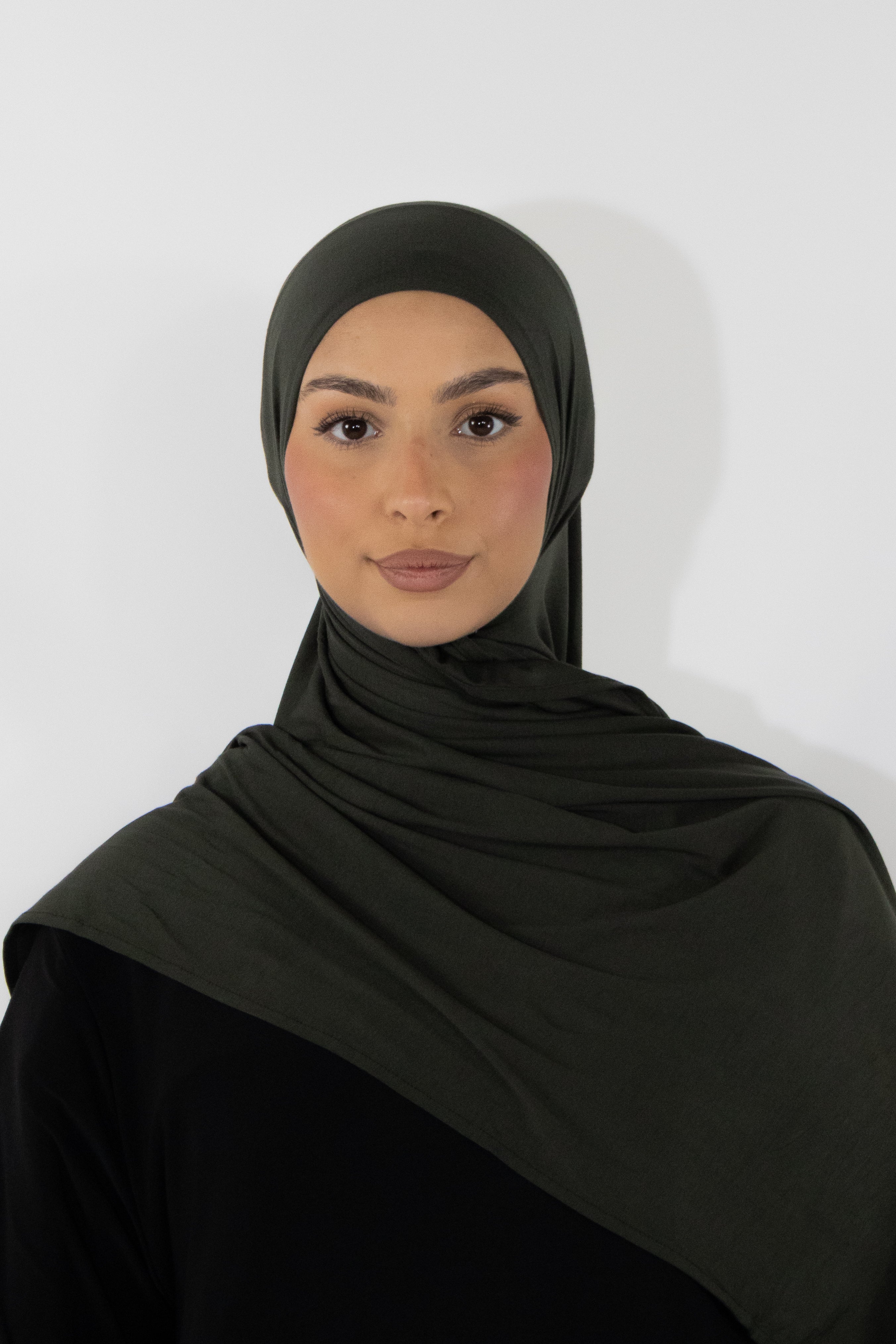 Hijab en jersey bamboo - Anthracite
