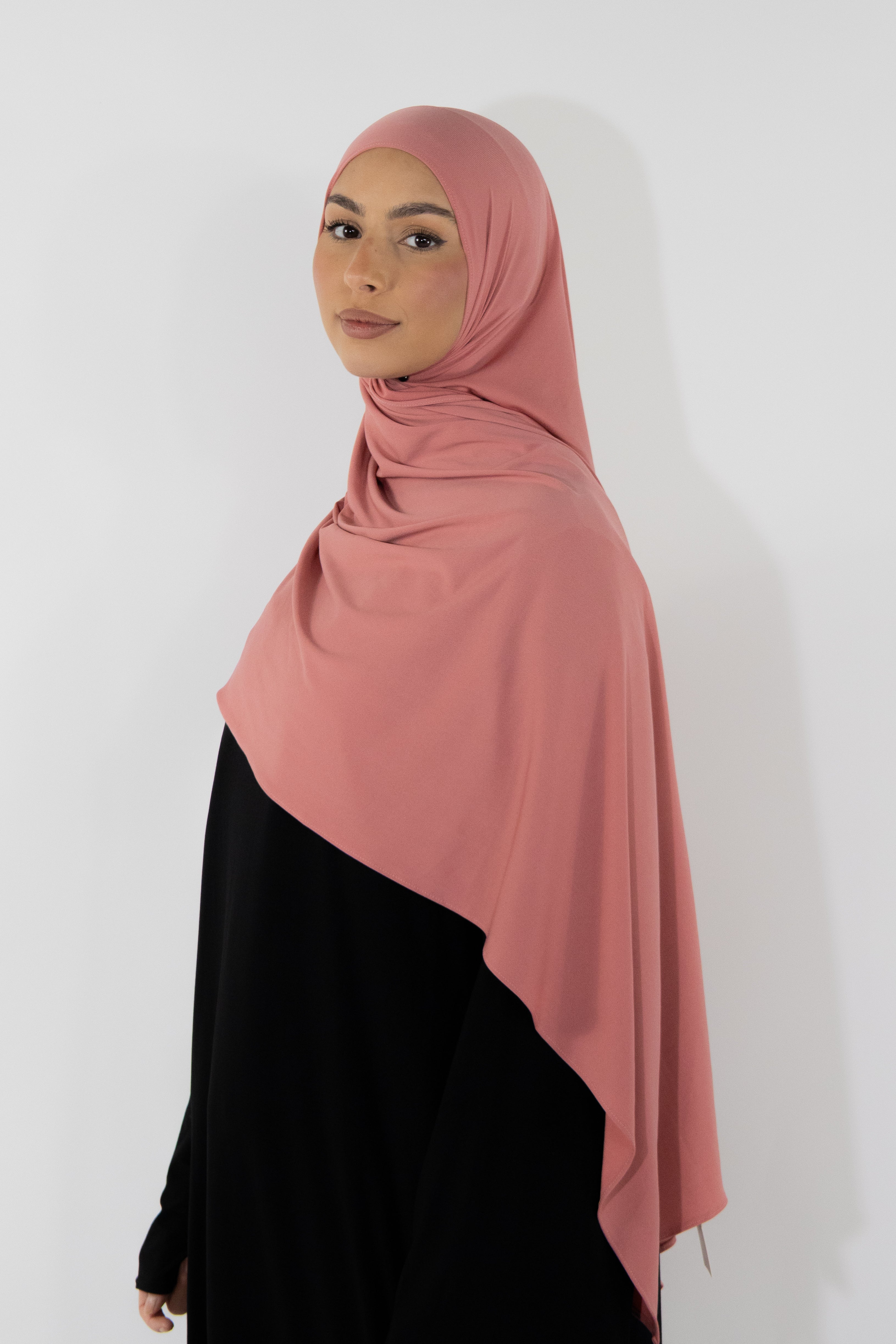 Hijab en jersey premium - Sorbet